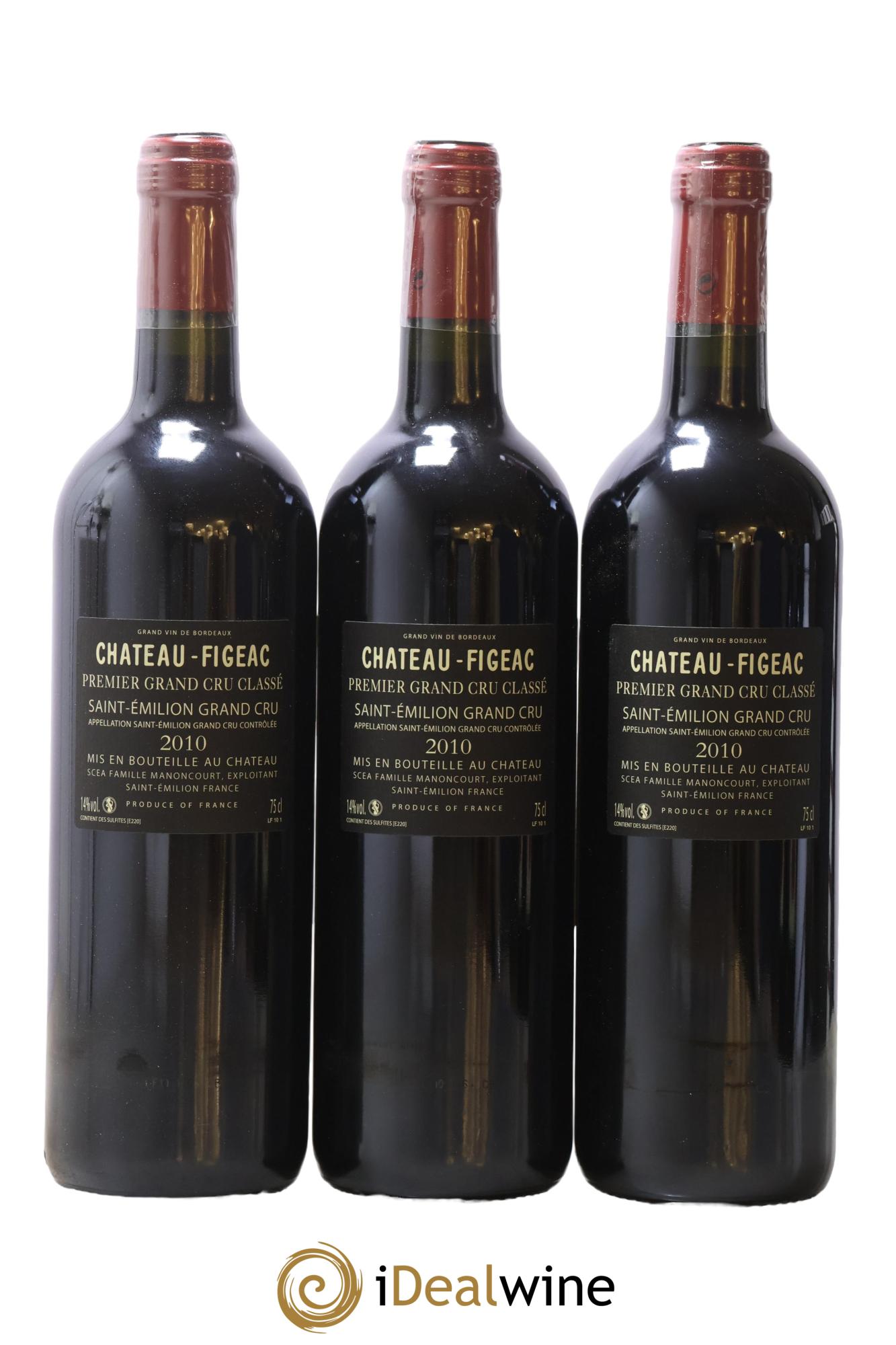 Château Figeac 1er Grand Cru Classé A 2010 - Lot de 6 bouteilles - 2