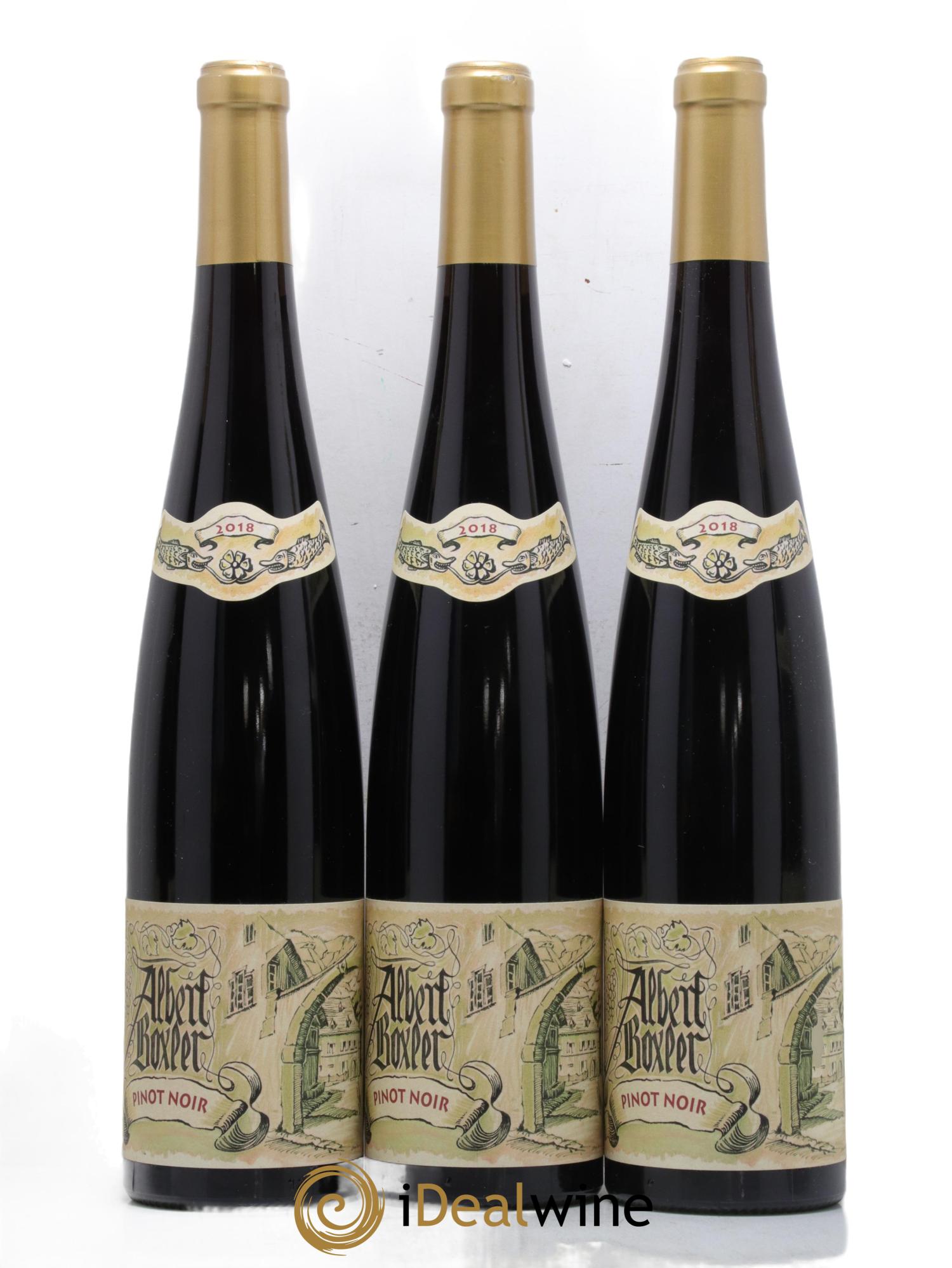 Alsace Pinot Noir Albert Boxler 2018 - Lot de 3 bouteilles - 0