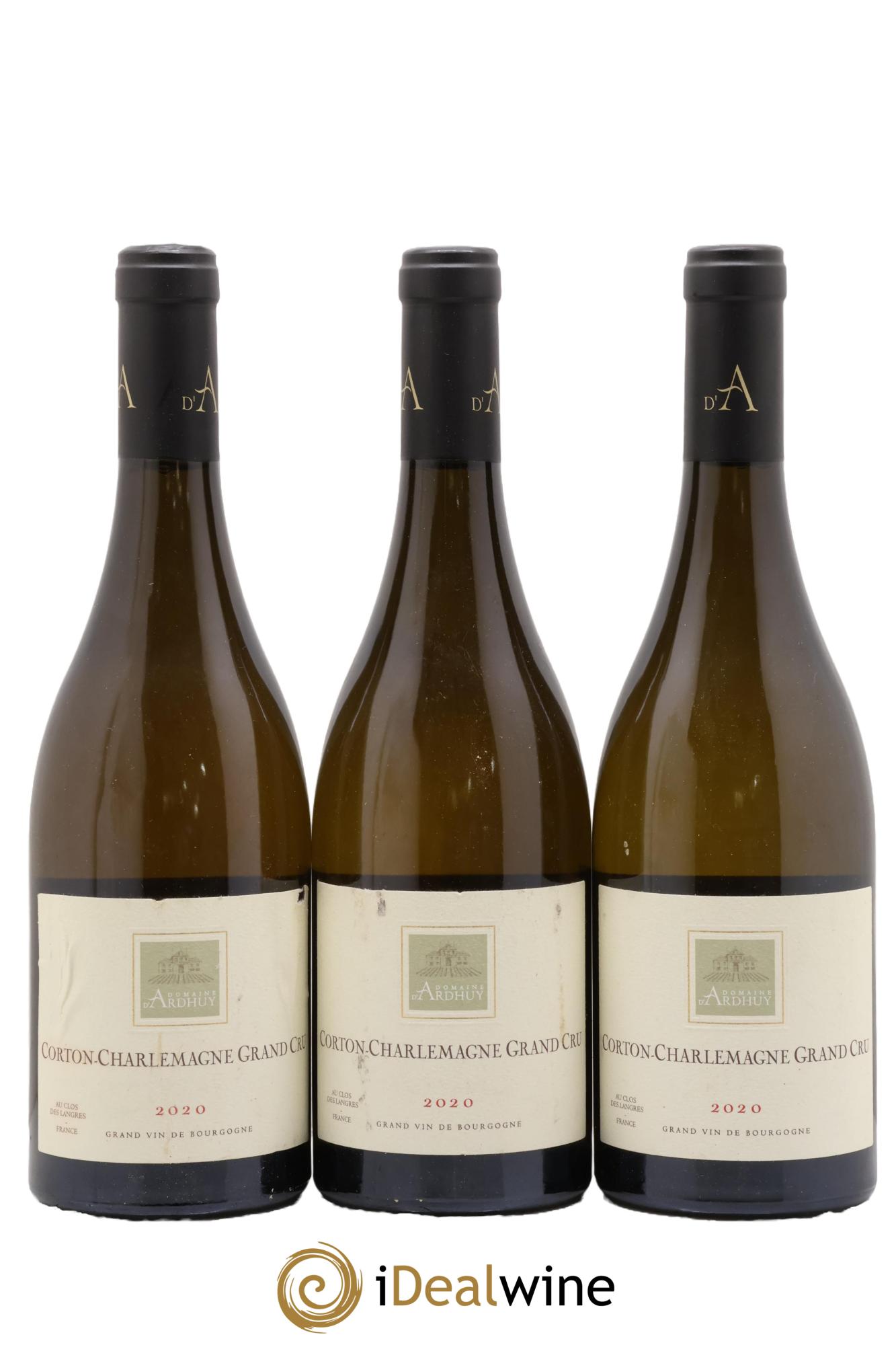 Corton-Charlemagne Grand Cru Ardhuy (Domaine d') 2020 - Lot of 3 bottles - 0