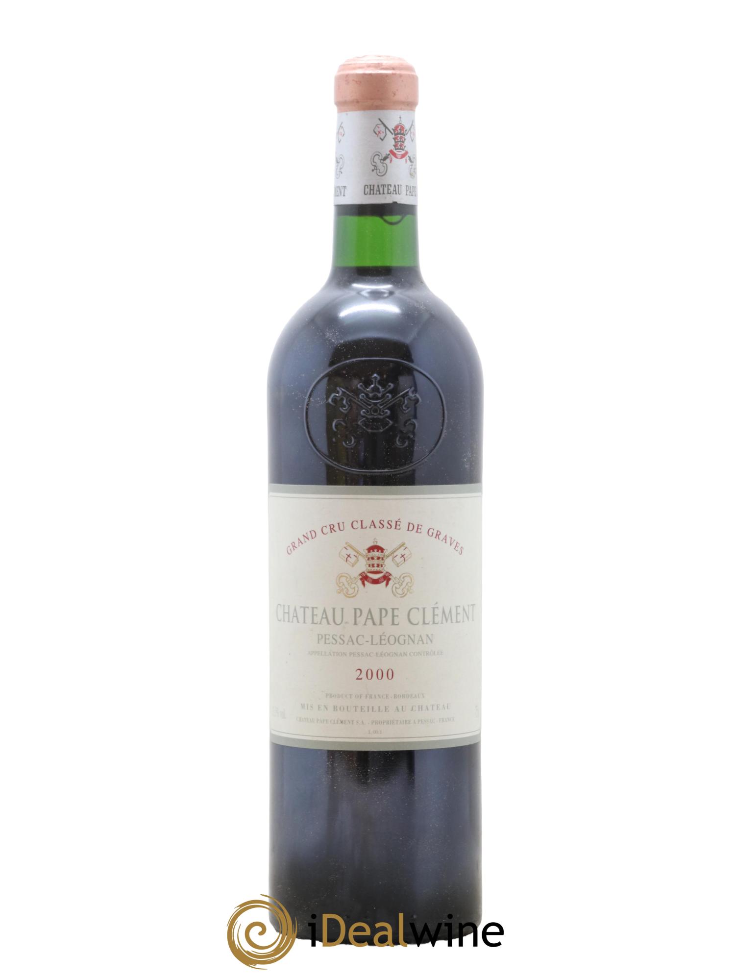 Château Pape Clément Cru Classé de Graves 2000 - Lot de 1 bouteille - 0