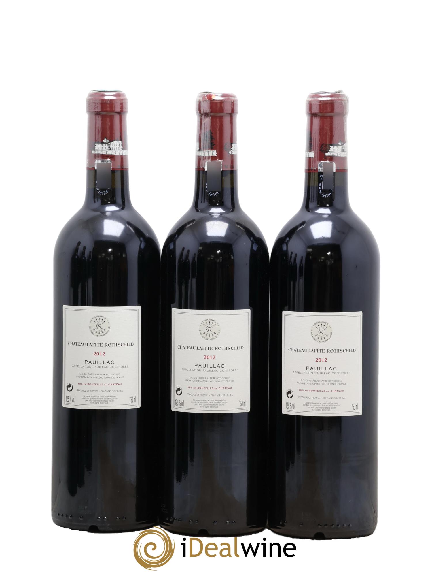 Château Lafite Rothschild 1er Grand Cru Classé 2012 - Lot de 6 bouteilles - 2