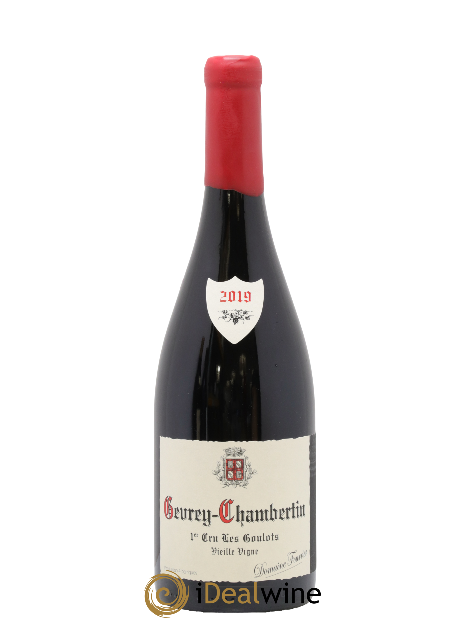 Gevrey-Chambertin 1er Cru Les Goulots Vieilles Vignes Fourrier (Domaine) 2019 - Lot de 1 bouteille - 0
