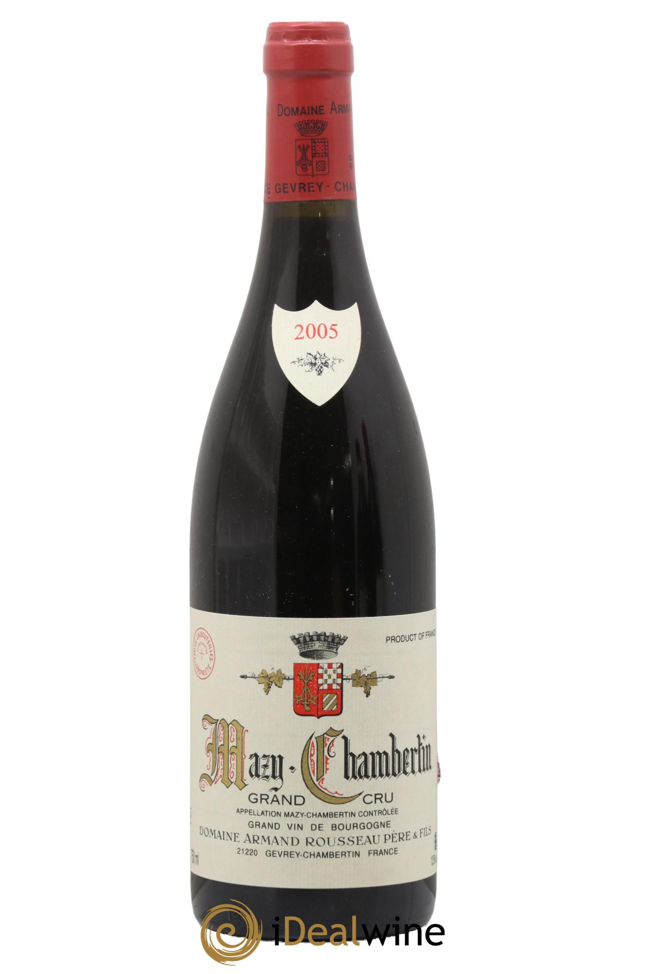 Mazis-Chambertin Grand Cru Armand Rousseau (Domaine) 2005 - Lot of 1 bottle - 0