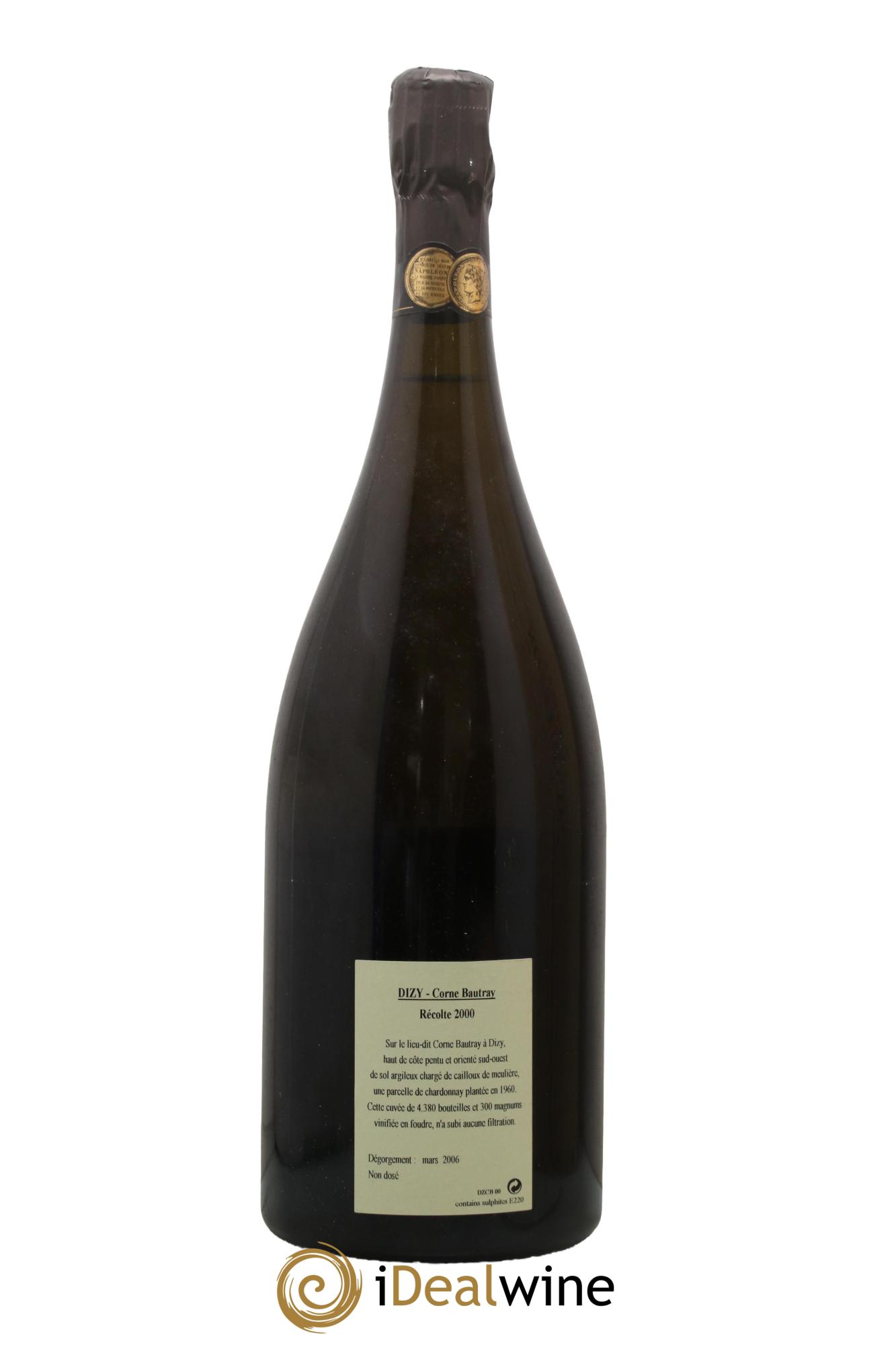 Dizy Corne Bautray Extra-Brut Jacquesson 2000 - Lot de 1 magnum - 2