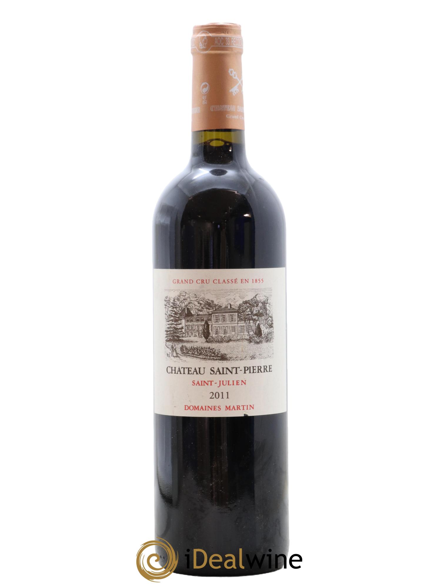 Château Saint-Pierre 4ème Grand Cru Classé 2011 - Lot de 1 bouteille - 0