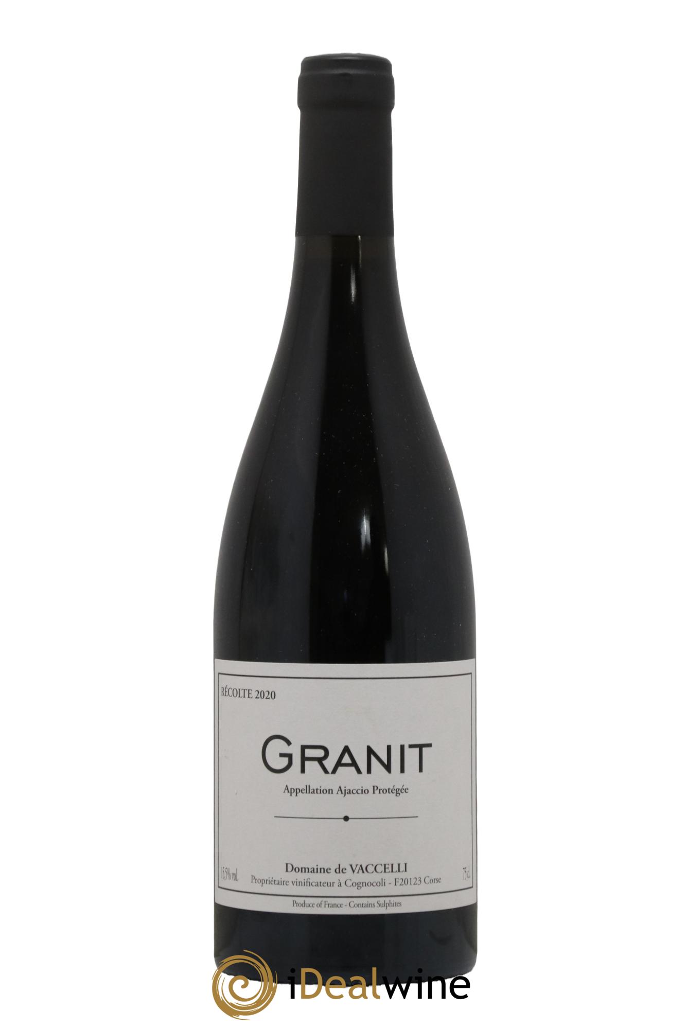 Ajaccio Granit Vaccelli 2020 - Lot of 1 bottle - 0