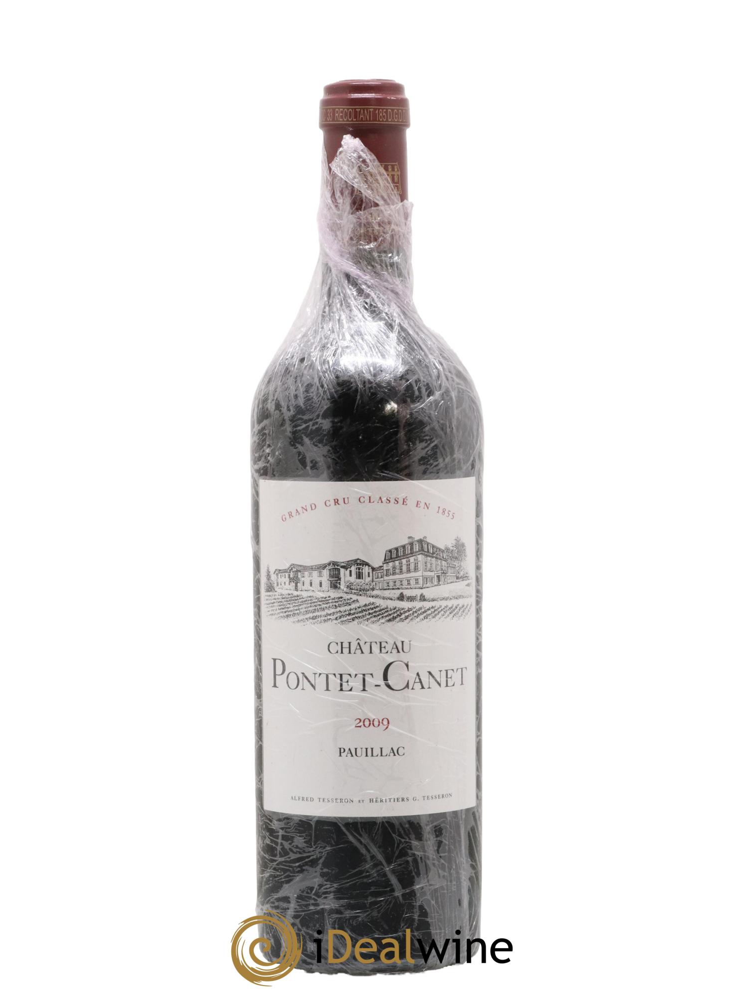 Château Pontet Canet 5ème Grand Cru Classé 2009 - Posten von 1 Flasche - 0