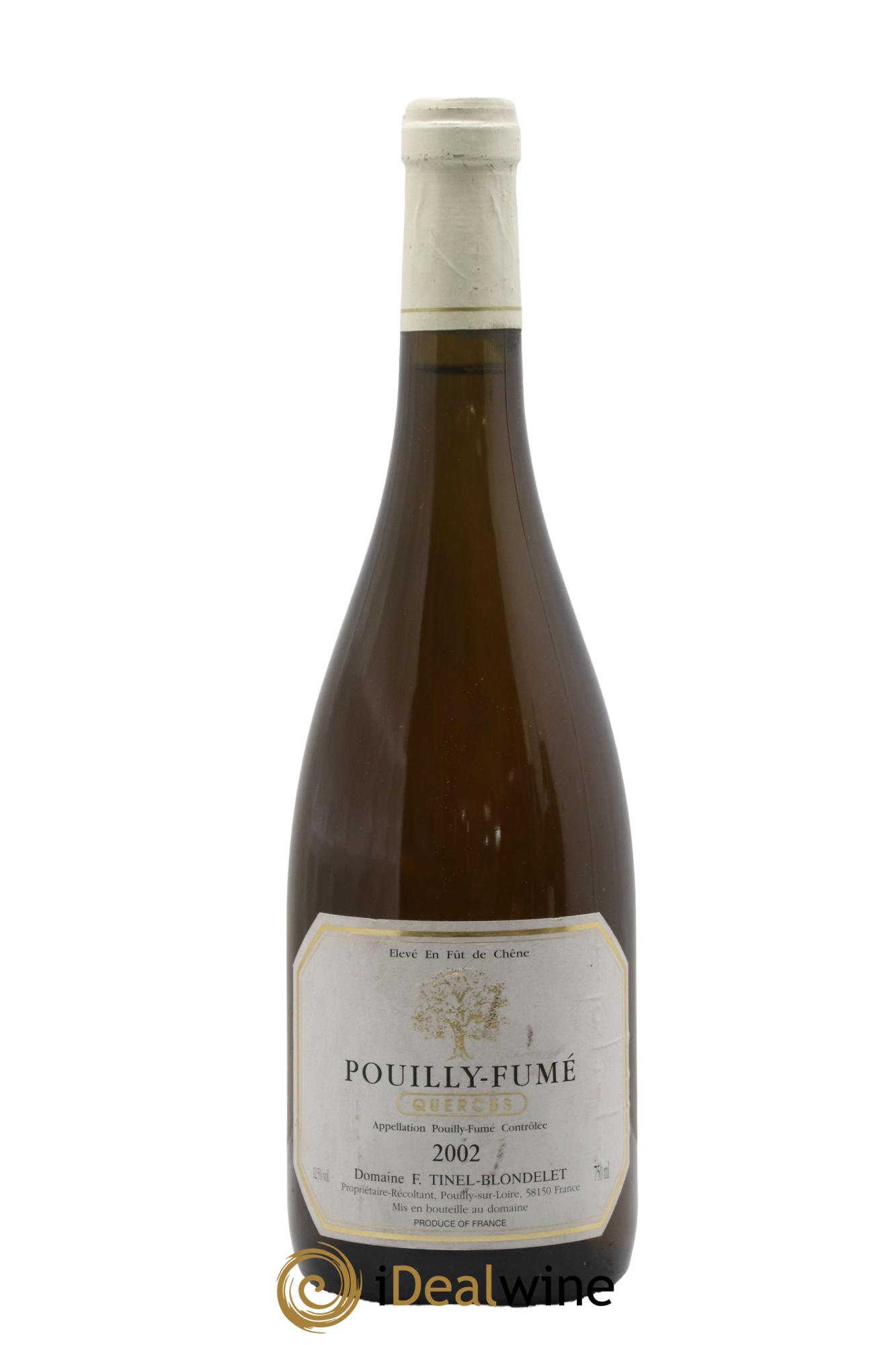 Pouilly-Fumé Quercus Domaine Tinel Blondelet 2002 - Lot de 1 bouteille - 0