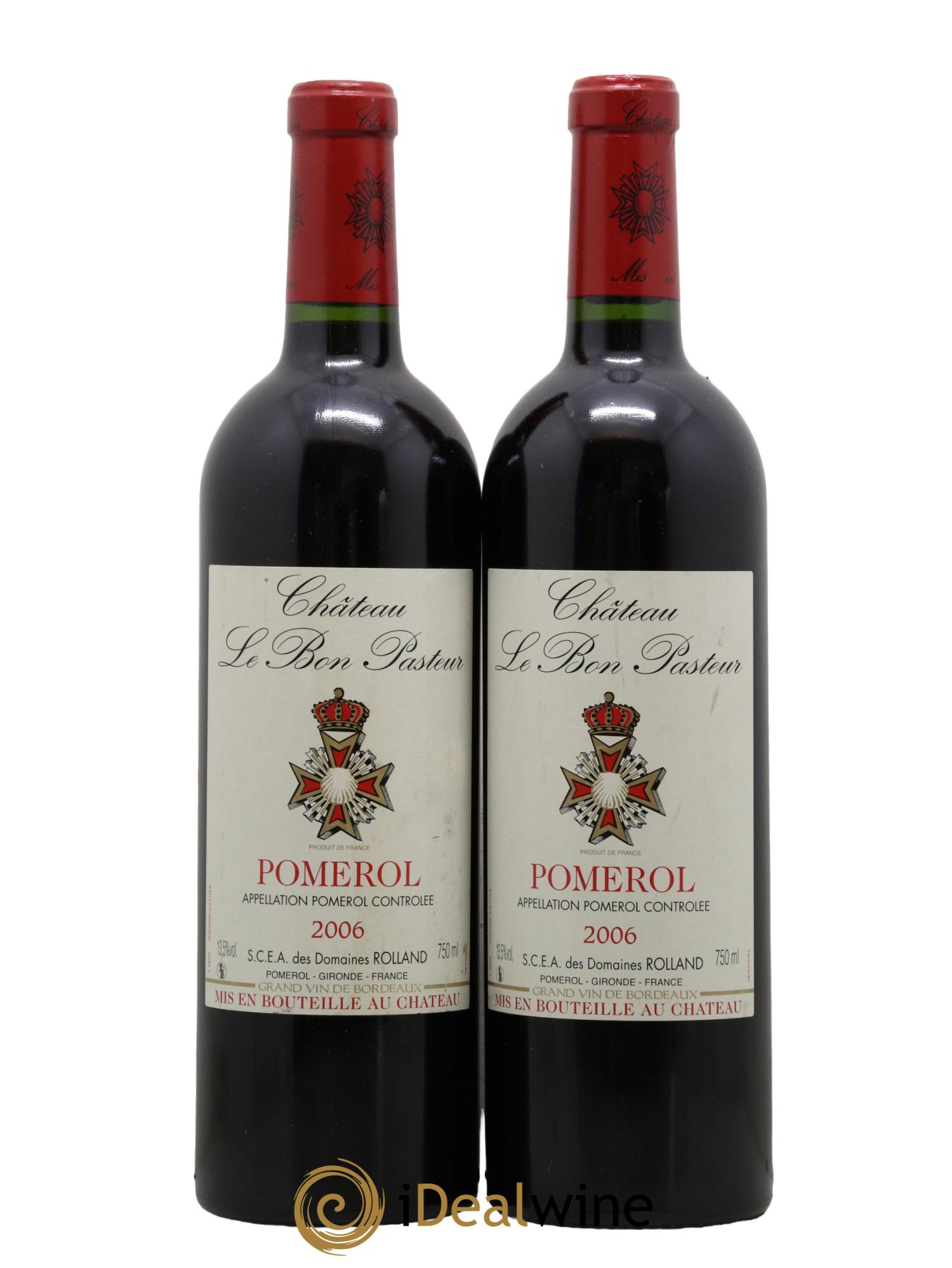 Château le Bon Pasteur 2006 - Lot de 2 bouteilles - 0