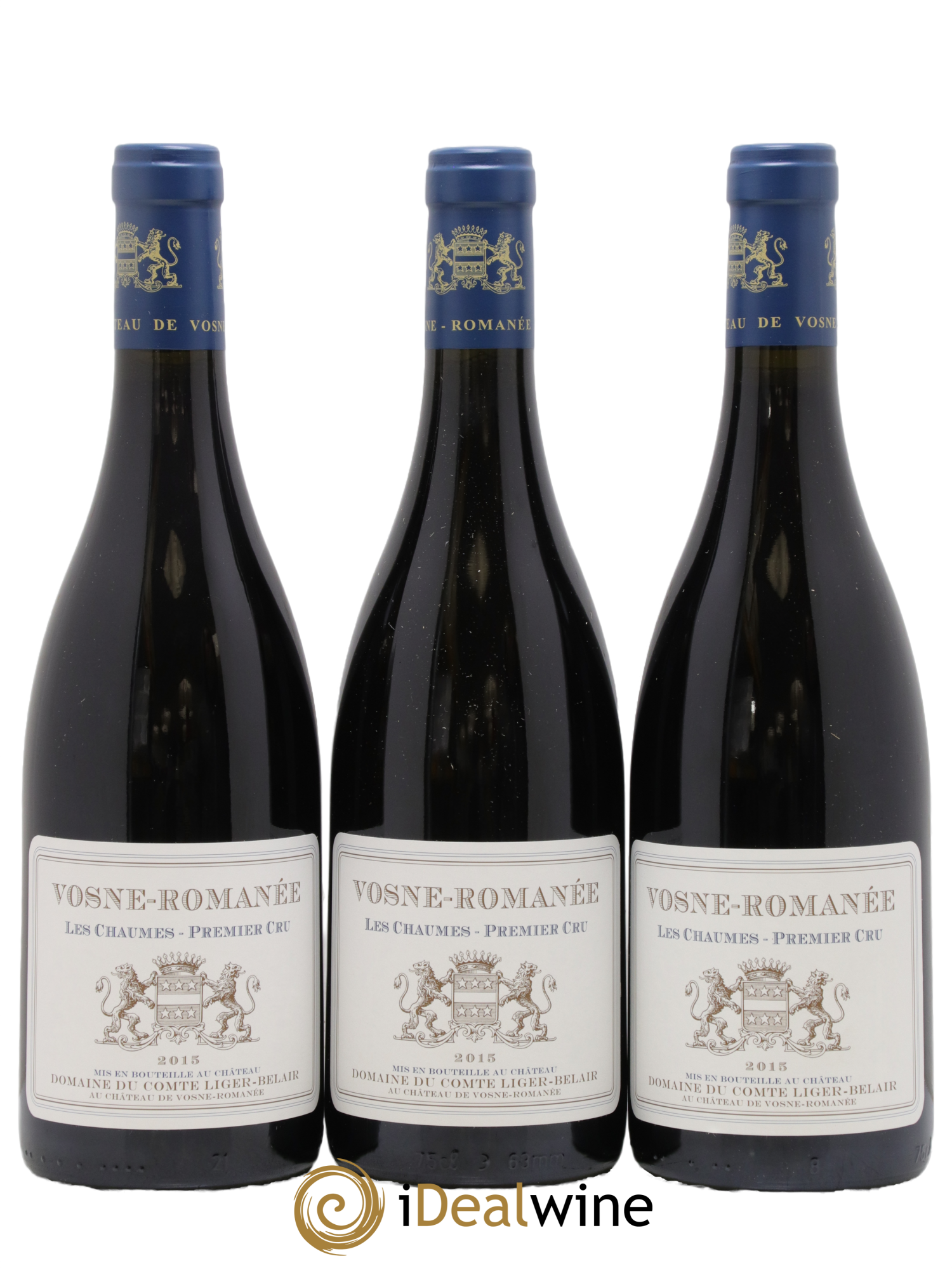 Vosne-Romanée 1er Cru Les Chaumes Comte Liger-Belair (Domaine du) 2015 - Lot de 3 bouteilles - 0