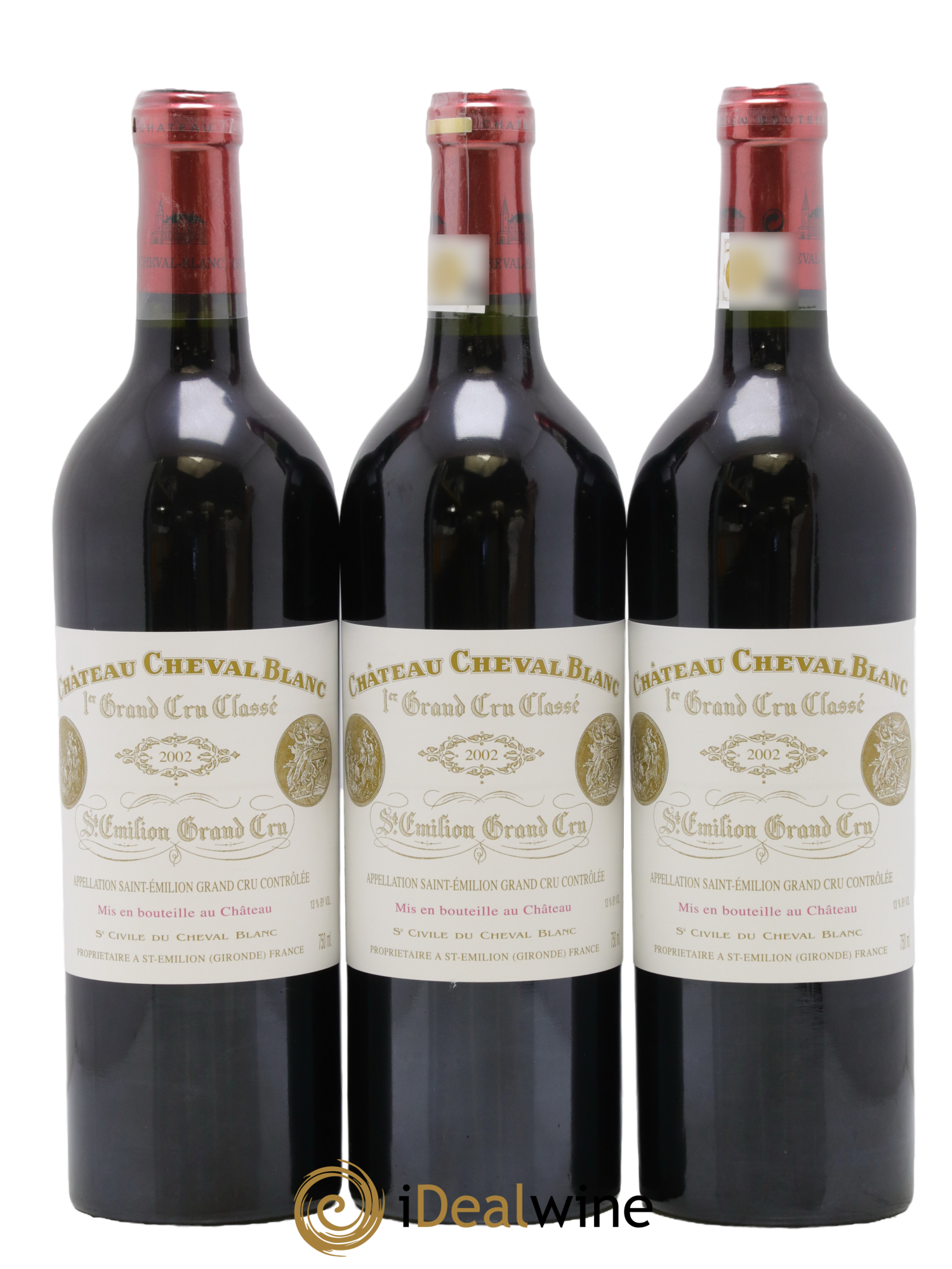 Château Cheval Blanc 1er Grand Cru Classé A 2002 - Lotto di 6 bottiglie - 2