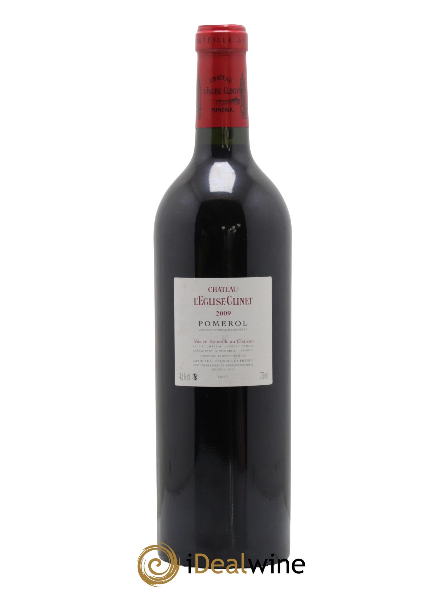 Château l' Église Clinet 2009 - Lot de 1 bouteille - 1