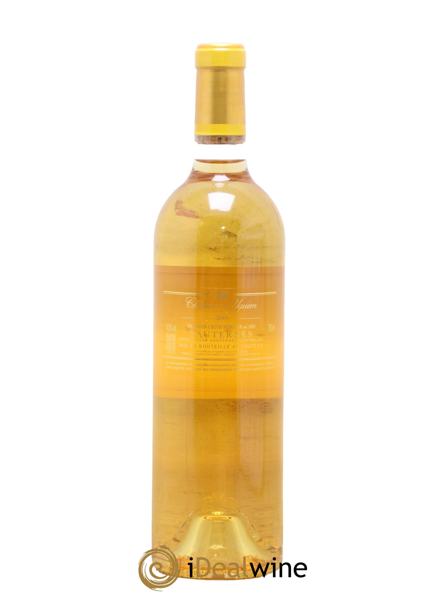 Château d' Yquem 1er Cru Classé Supérieur 2019 - Lot of 1 bottle - 1