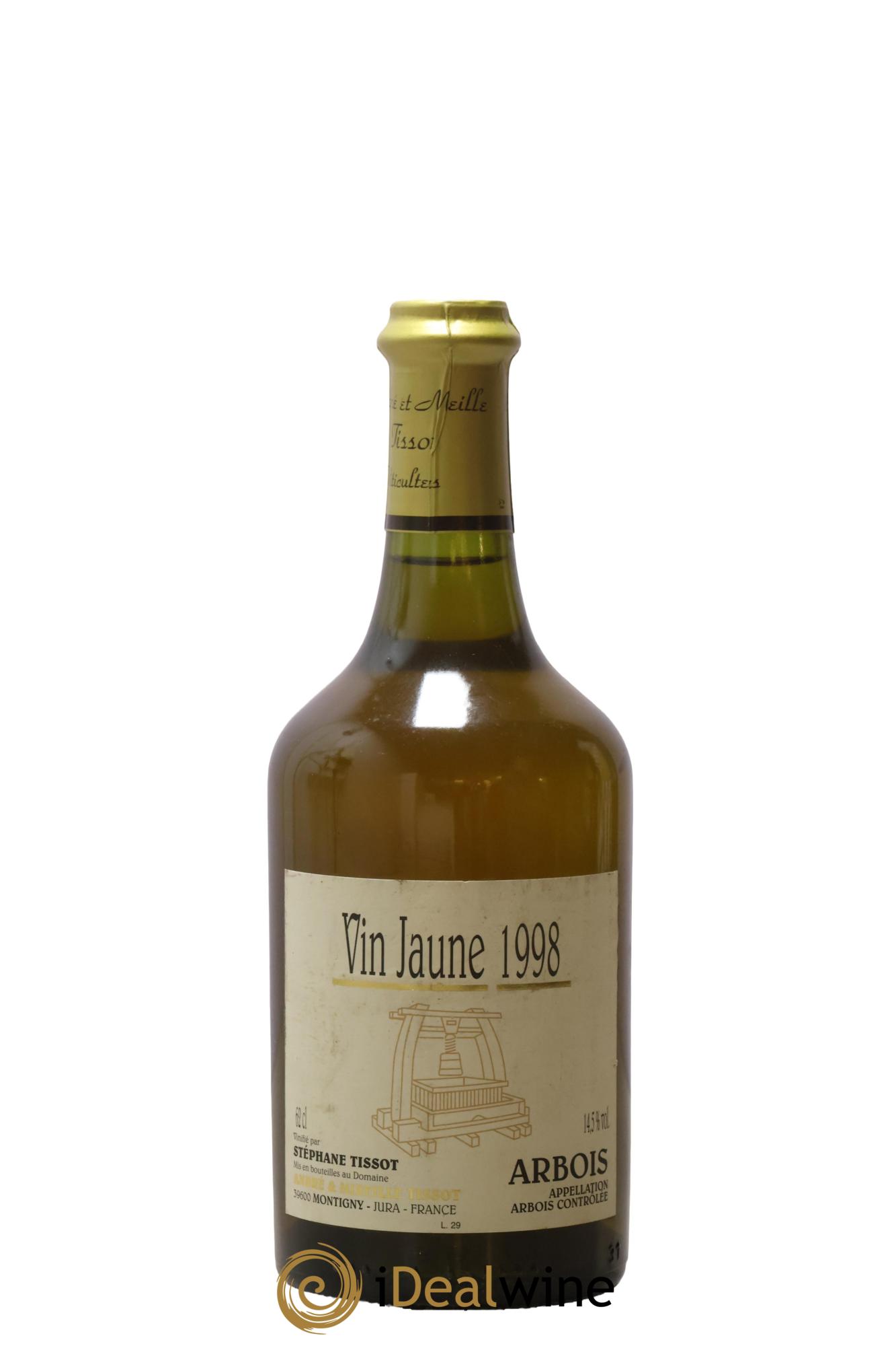Arbois Vin Jaune Stéphane Tissot 1998 - Lotto di 1 clavelin - 0