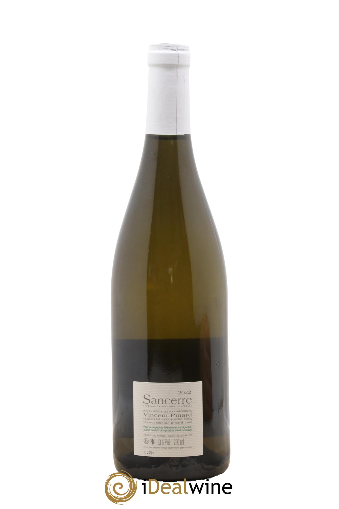 Sancerre Nuance Vincent Pinard 2022 - Lot of 1 bottle - 1