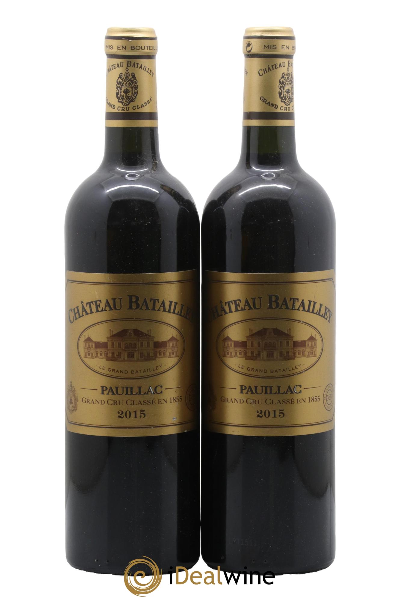 Château Batailley 5ème Grand Cru Classé 2015 - Posten von 2 Flaschen - 0