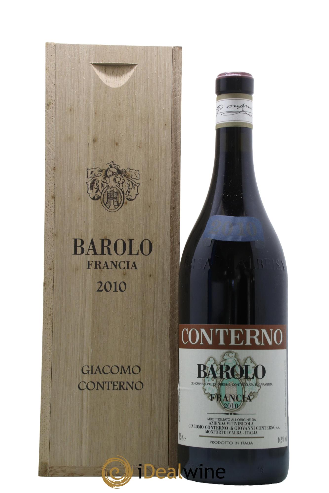 Barolo DOCG Cascina Francia Giacomo Conterno 2010 - Lot de 1 magnum - 0