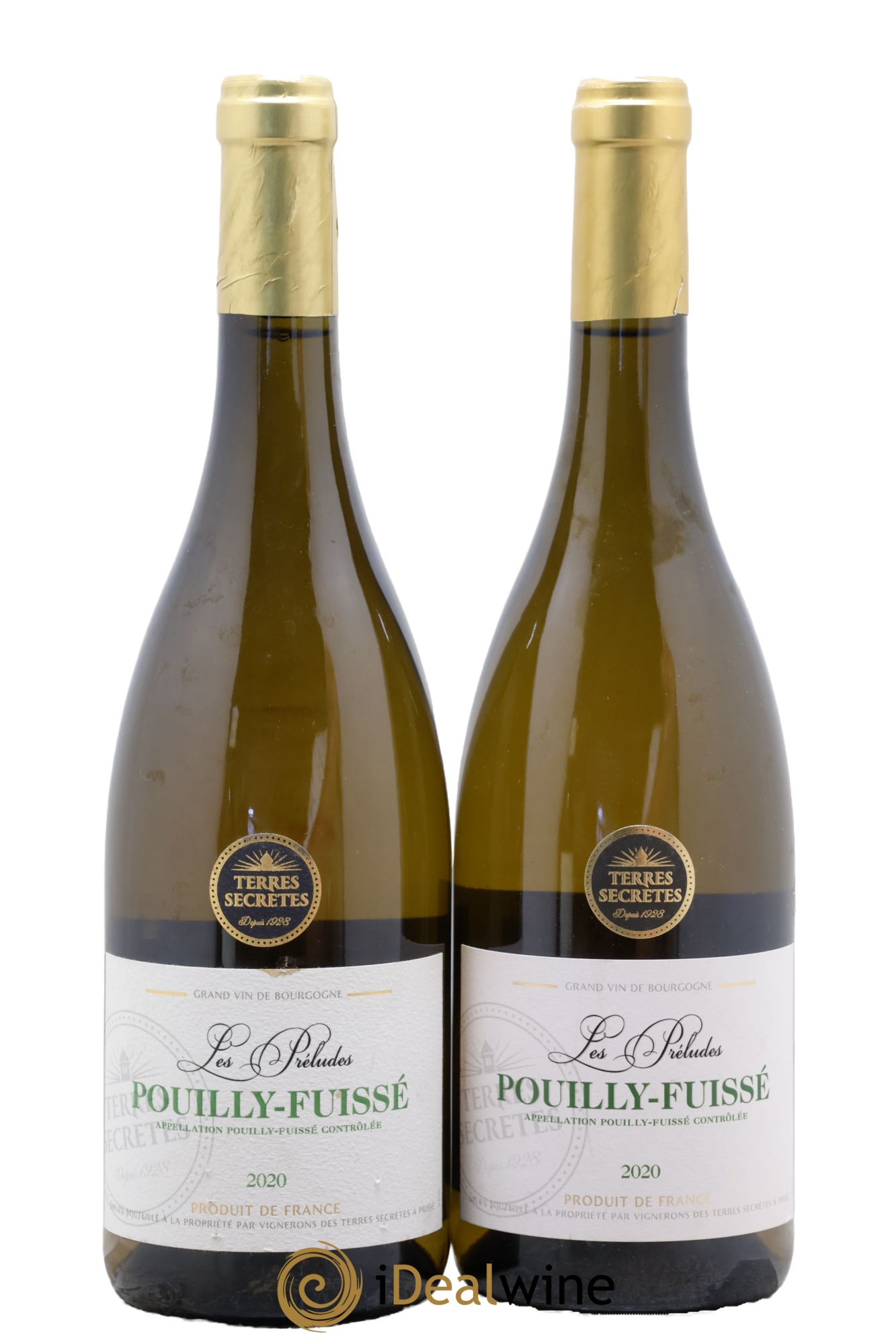 Pouilly-Fuissé les préludes Terres secretes 2020 - Lot de 2 bouteilles - 0