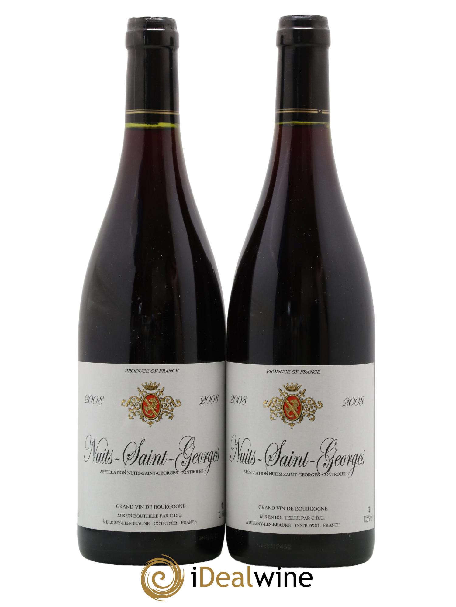 Nuits-Saint-Georges CDU 2008 - Posten von 2 Flaschen - 0