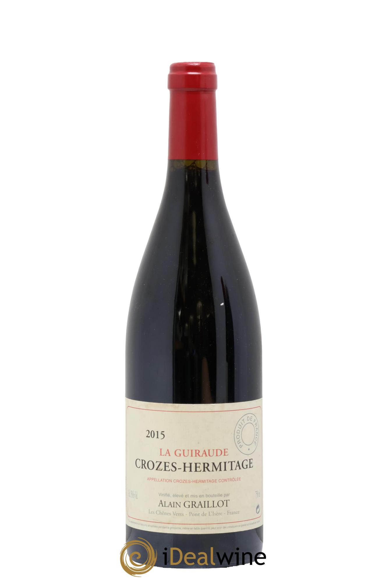 Crozes-Hermitage La Guiraude Domaine Graillot 2015 - Lot of 1 bottle - 0