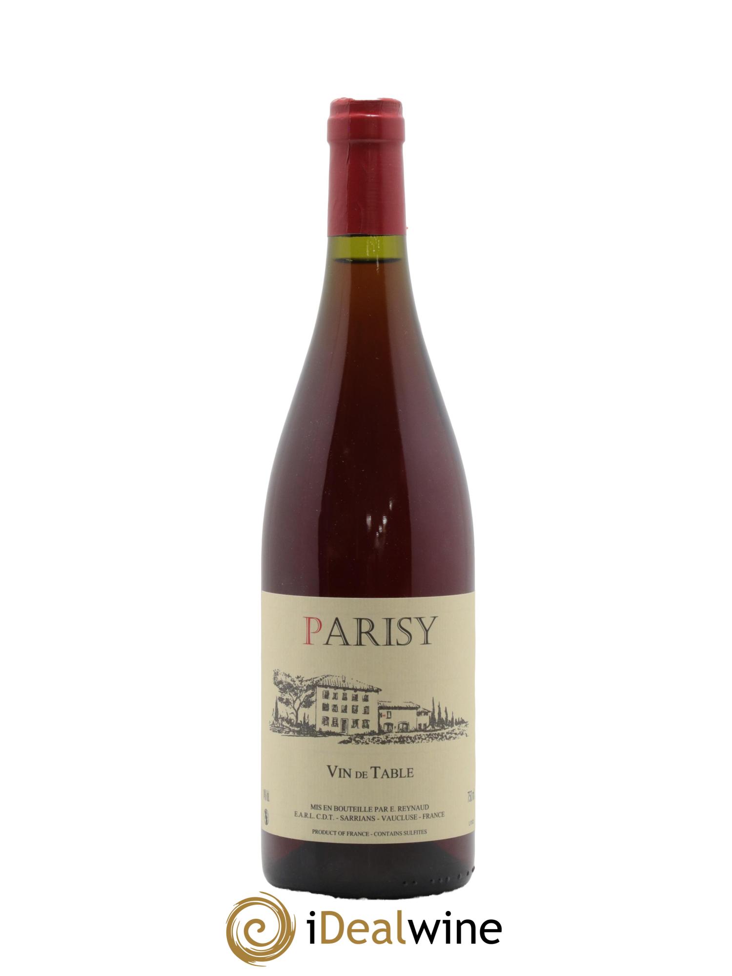 Vin de Table Parisy Emmanuel Reynaud - Lot de 1 bouteille - 0
