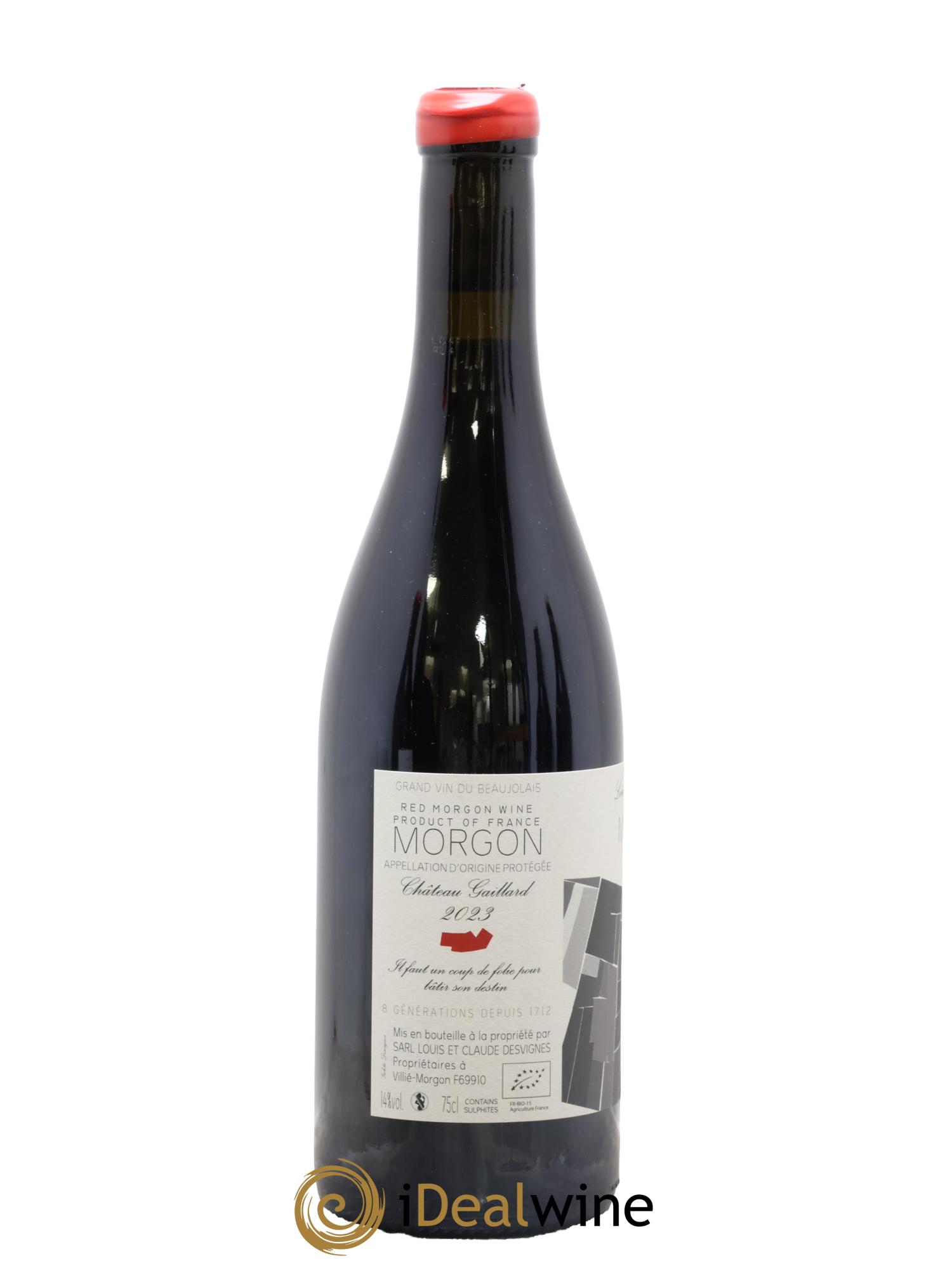 Morgon Château Gaillard Louis-Claude Desvignes 2023 - Lot de 1 bouteille - 1