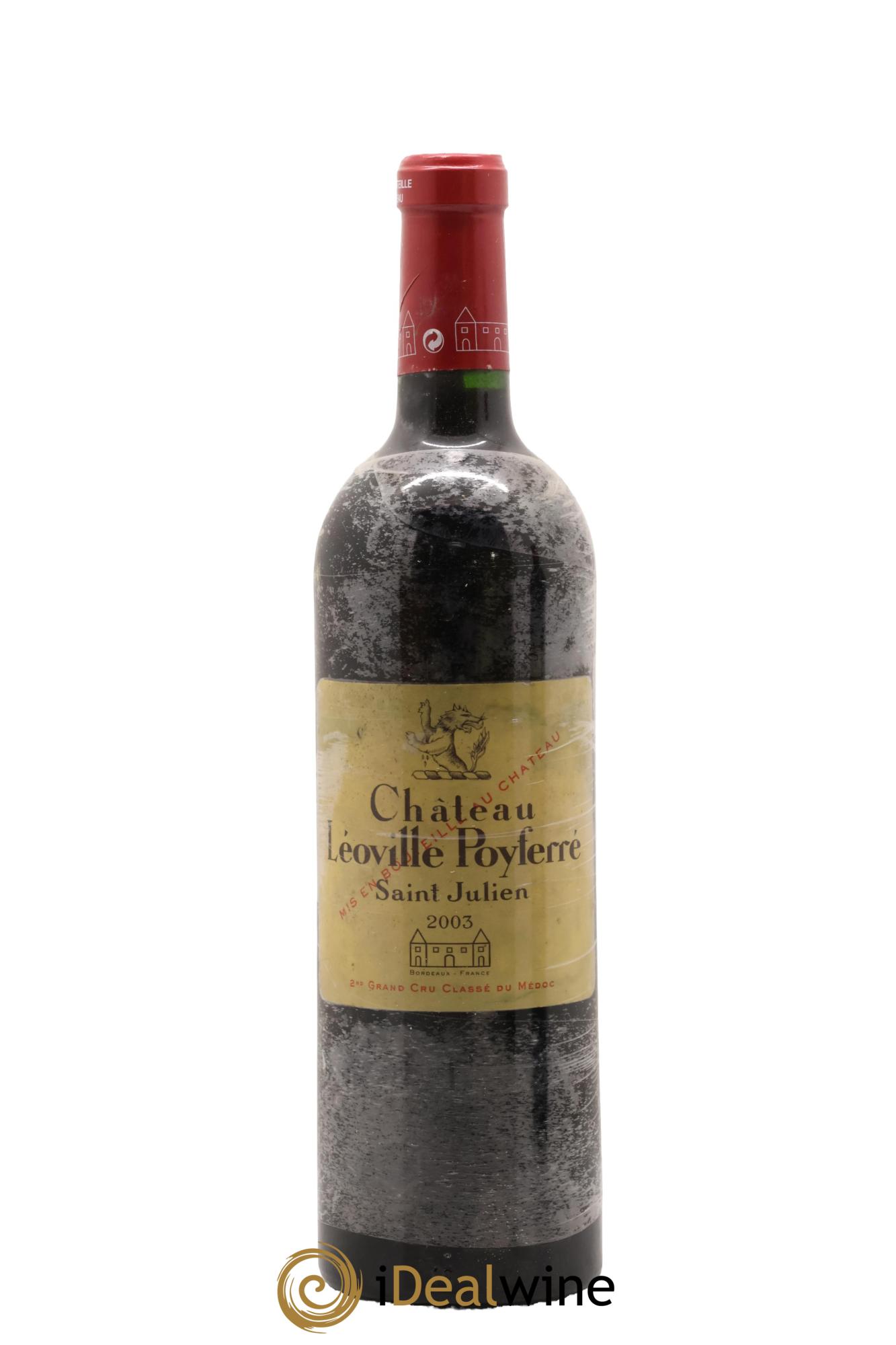Château Léoville Poyferré 2ème Grand Cru Classé 2003 - Posten von 1 Flasche - 0