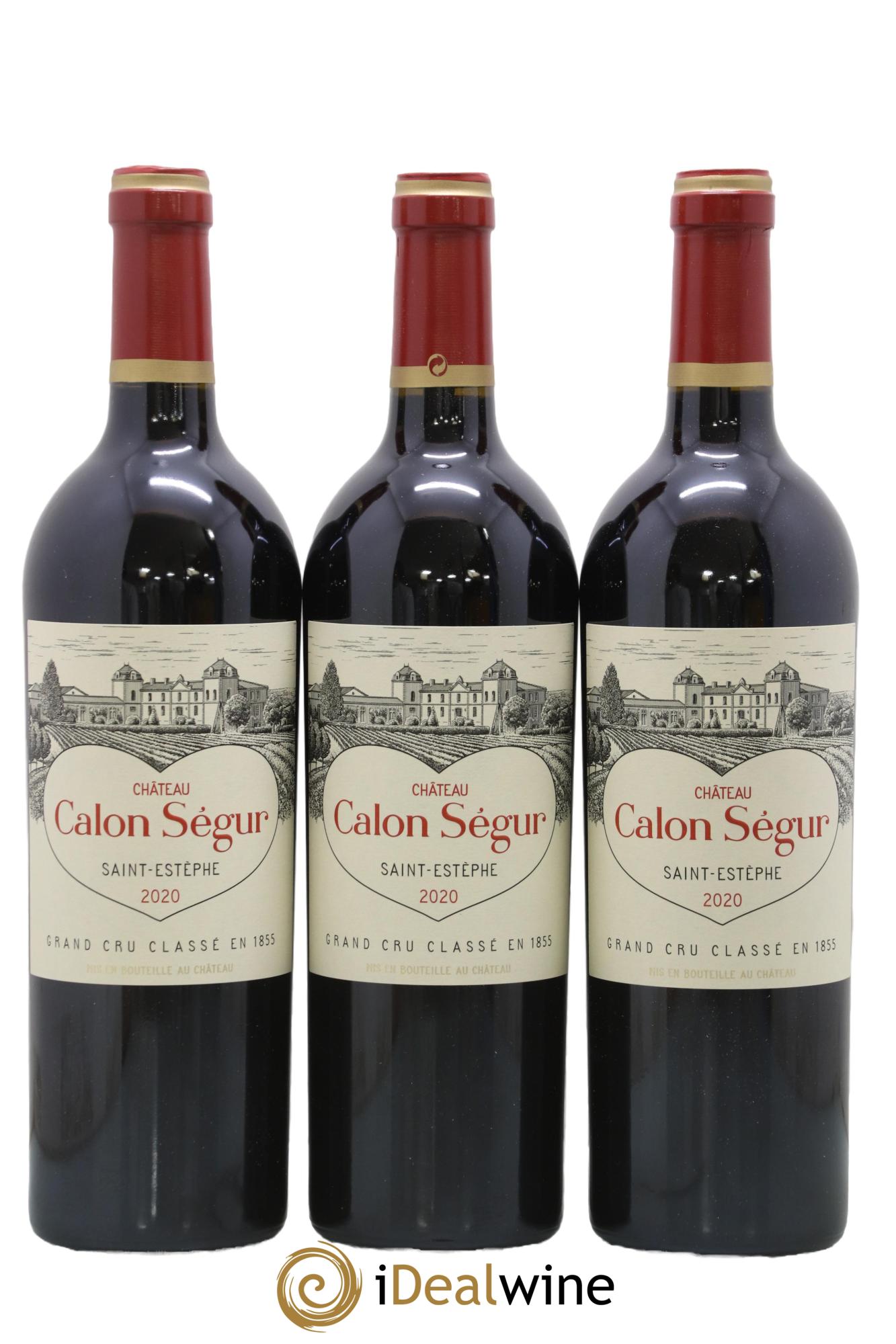 Château Calon Ségur 3ème Grand Cru Classé 2020 - Posten von 3 Flaschen - 0