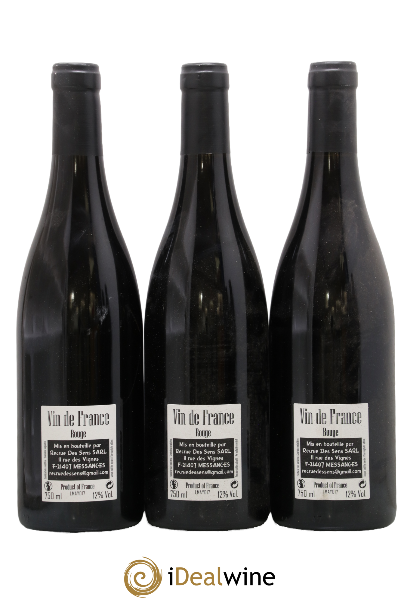 Vin de France Mars Attack Yann Durieux - Recrue des Sens 2017 - Lot de 3 bouteilles - 1