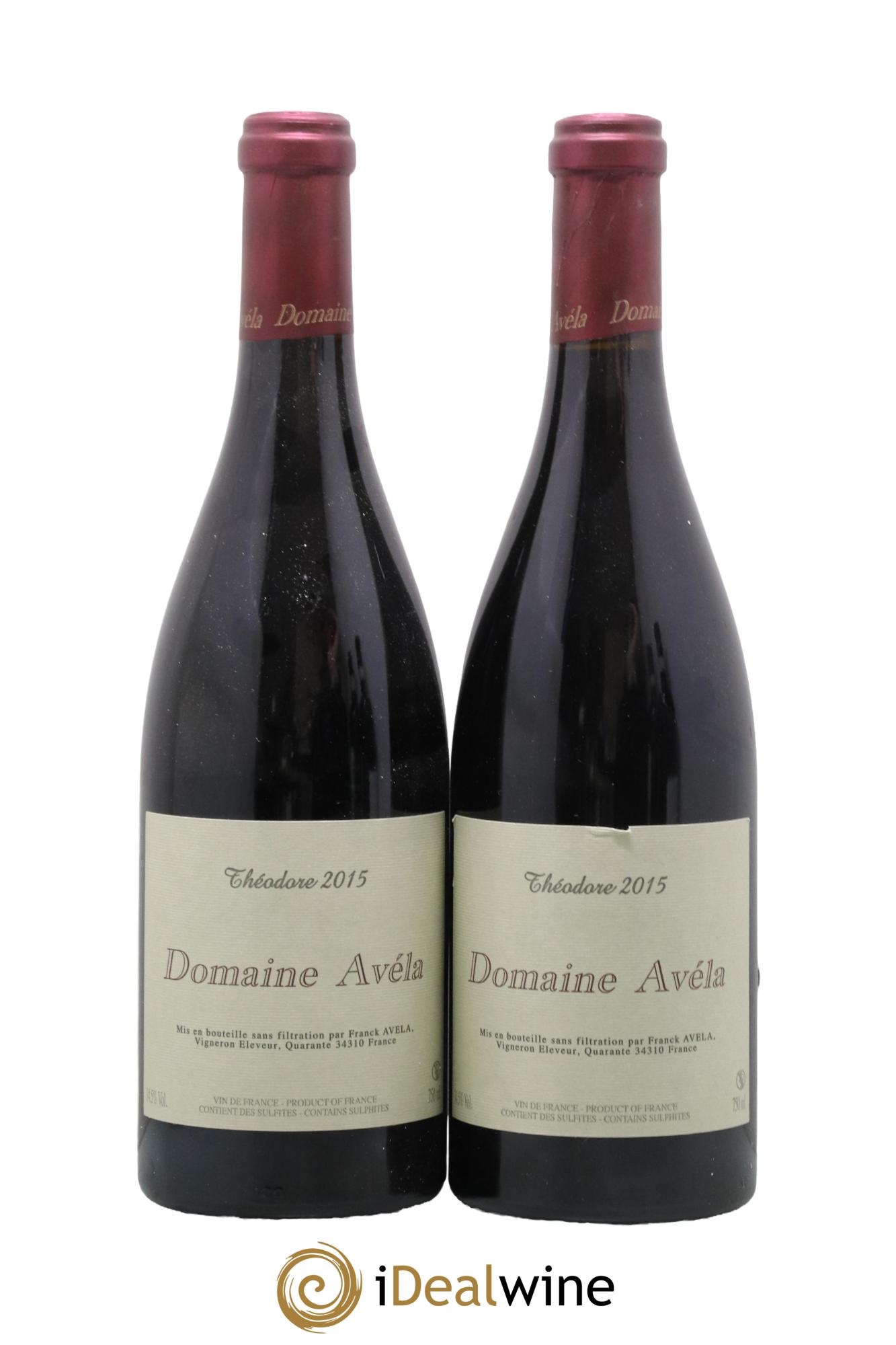 Vin de France Théodore Avéla 2015 - Lot de 2 bouteilles - 0