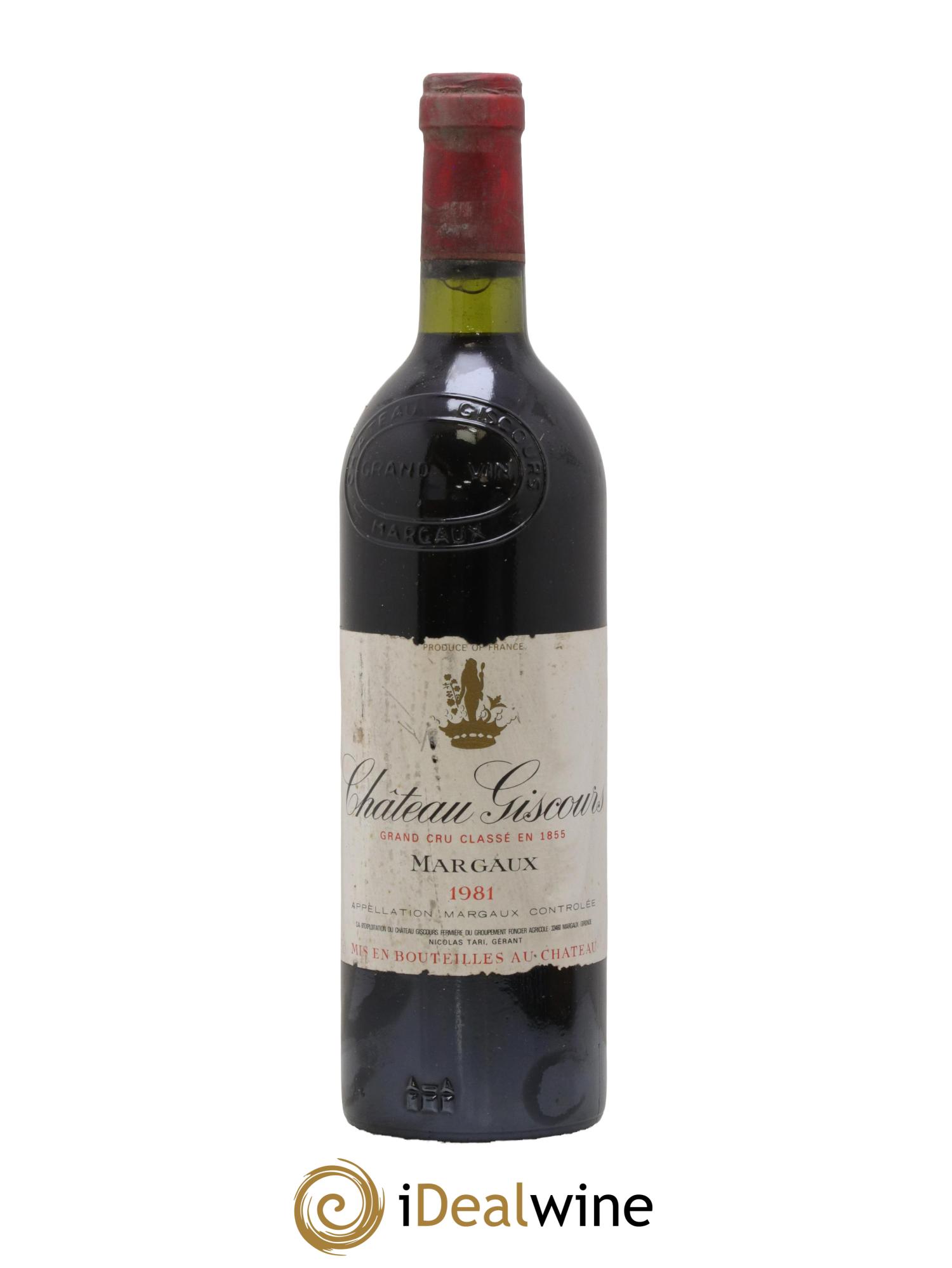 Château Giscours 3ème Grand Cru Classé 1981 - Lot de 1 bouteille - 0