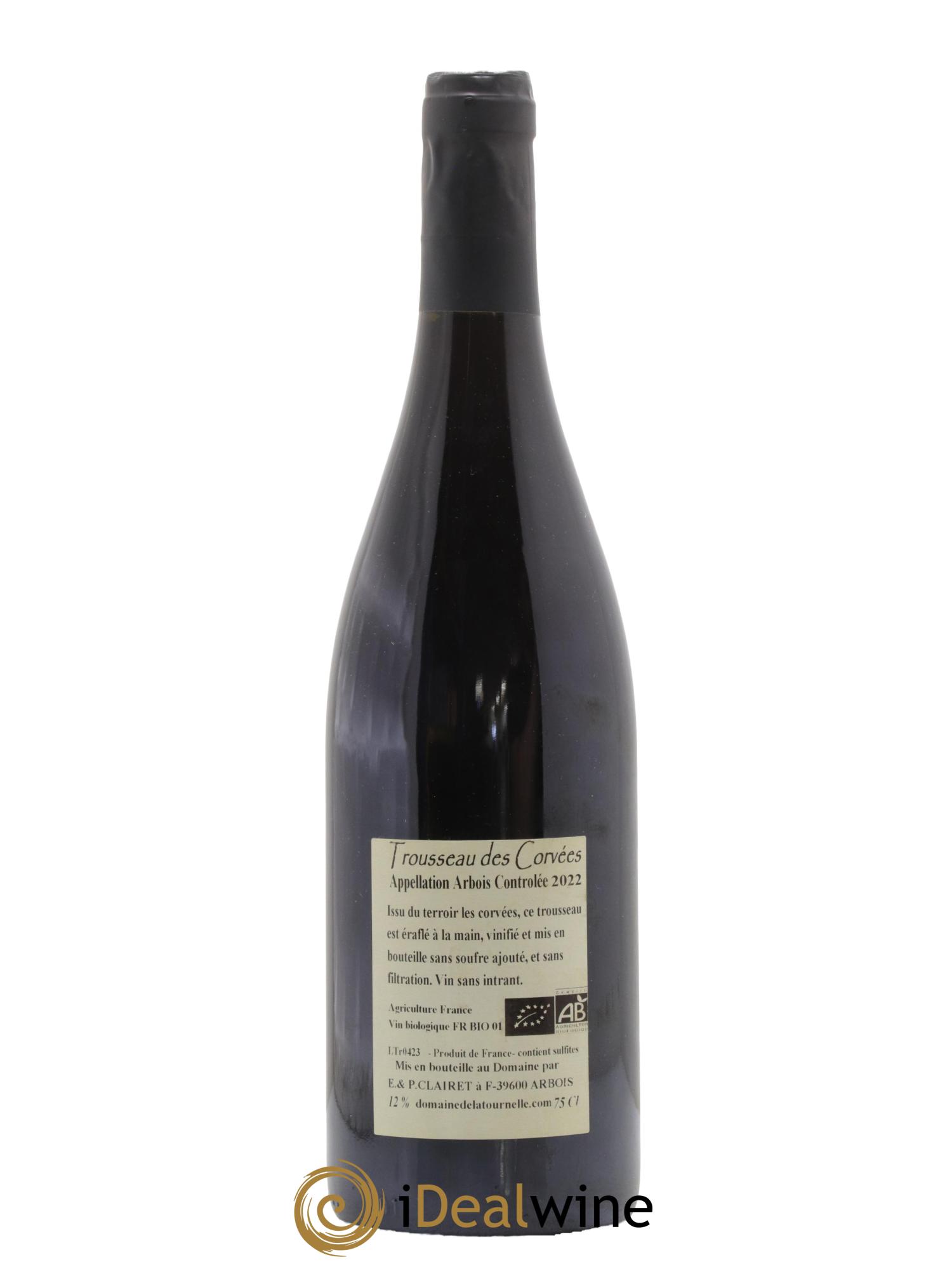 Arbois Trousseau des Corvées Domaine de la Tournelle 2022 - Lotto di 1 bottiglia - 1