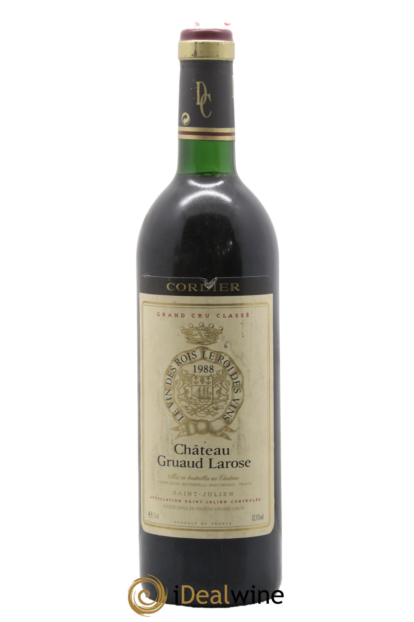 Château Gruaud Larose 2ème Grand Cru Classé 1988 - Lot of 1 bottle - 0