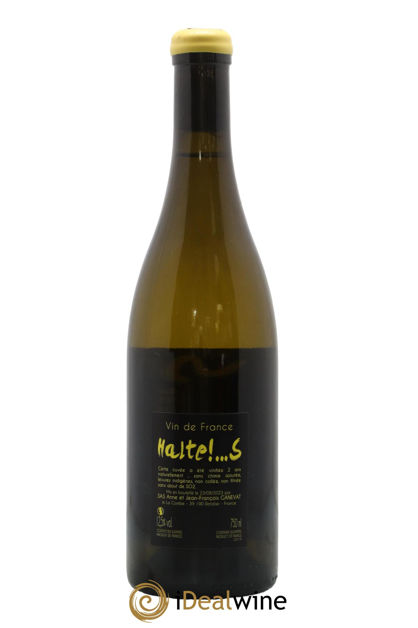 Vin de France Halte S Anne et Jean François Ganevat 2021 - Lot de 1 bouteille - 1