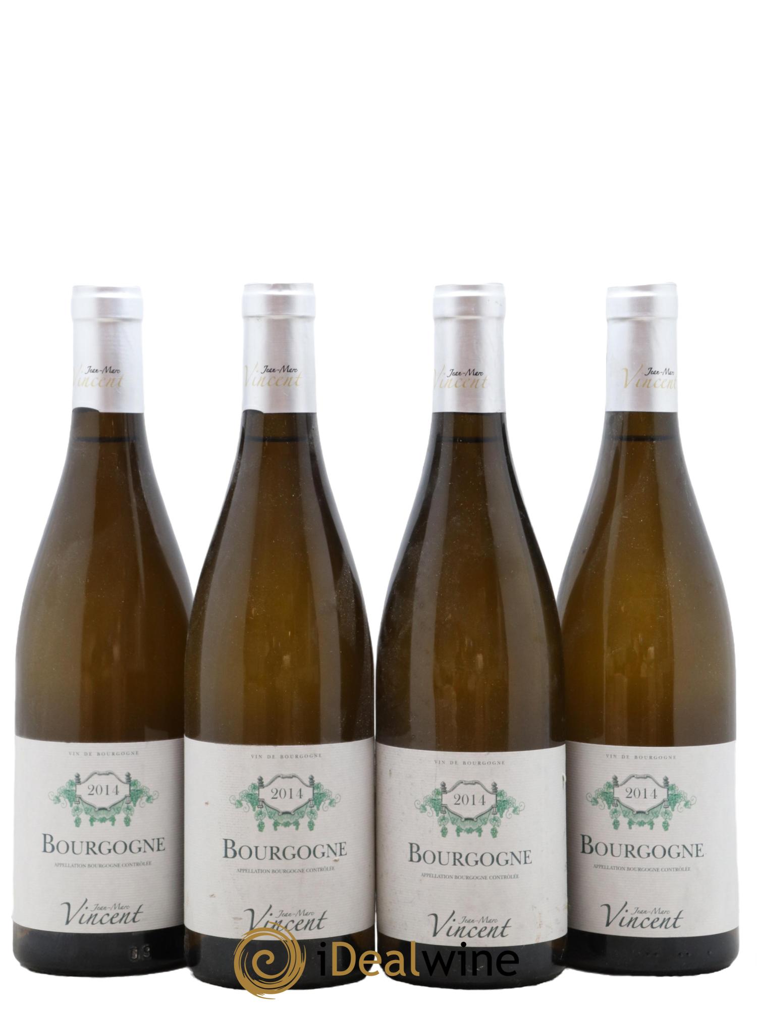 Bourgogne Chardonnay Jean-Marc Vincent (Domaine) 2014 - Lot de 4 bouteilles - 0