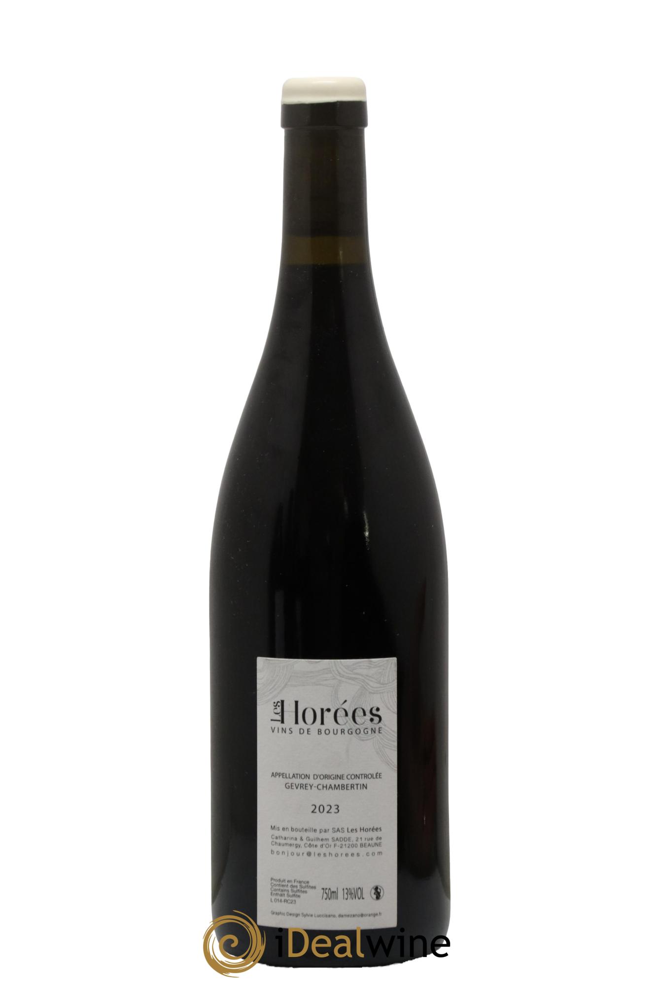Gevrey-Chambertin J'écris ton nom Les Horées 2023 - Lot of 1 bottle - 1