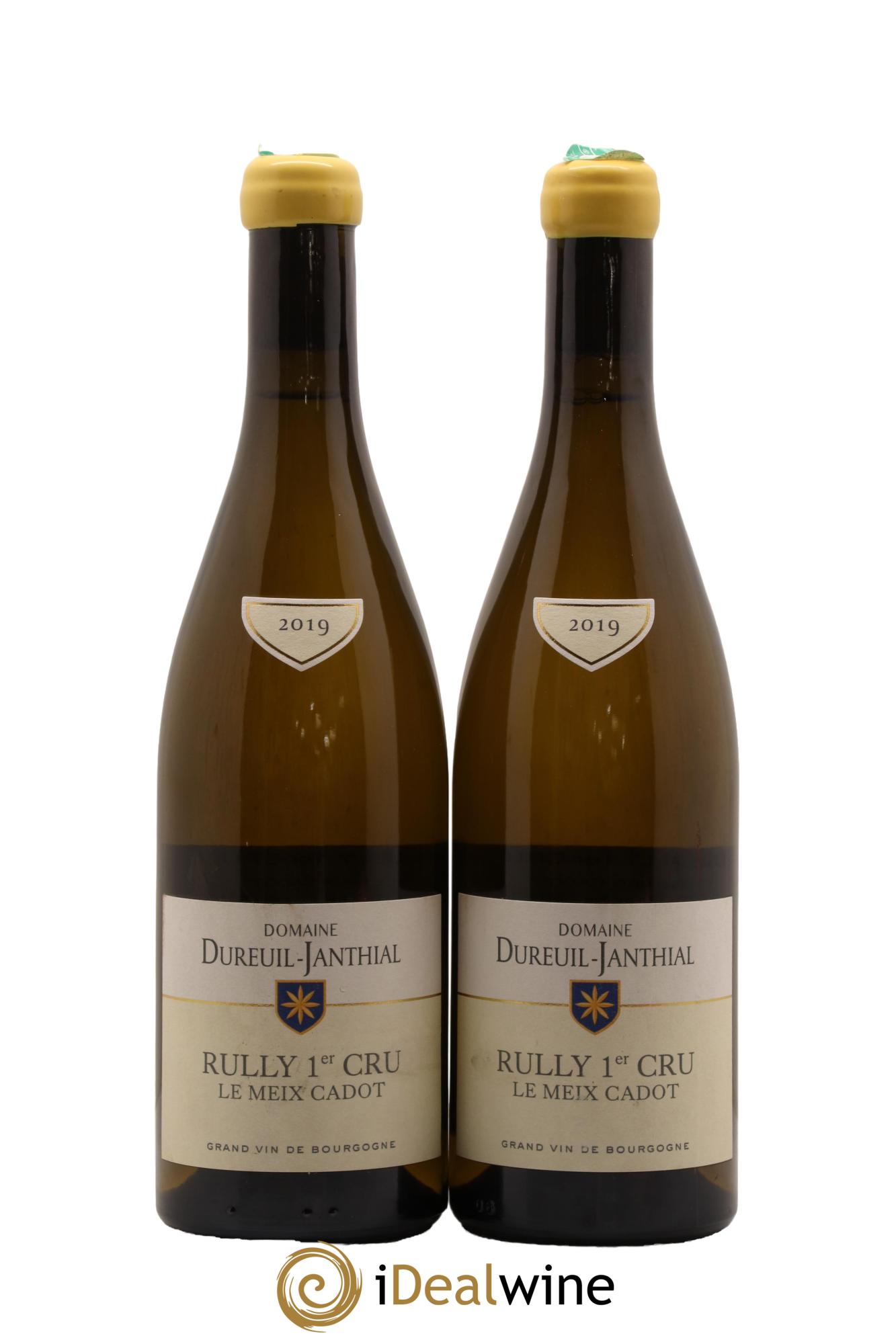Rully 1er Cru Le Meix Cadot Vincent Dureuil-Janthial 2019 - Lot de 2 bouteilles - 0