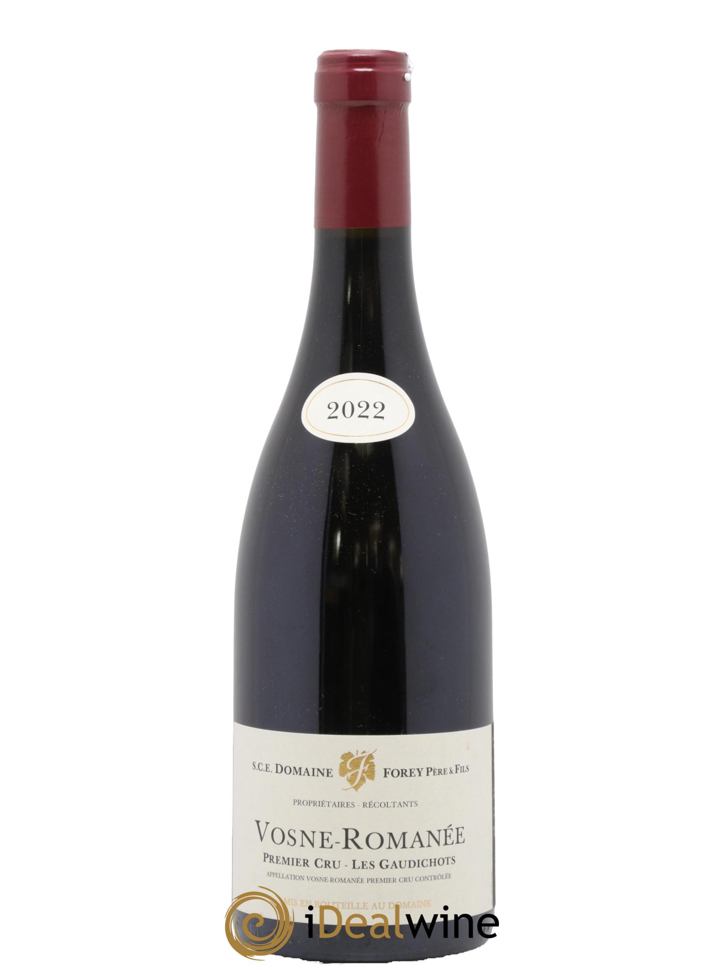 Vosne-Romanée 1er Cru Les Gaudichots Forey Père et Fils (Domaine) 2022 - Lot of 1 bottle - 0