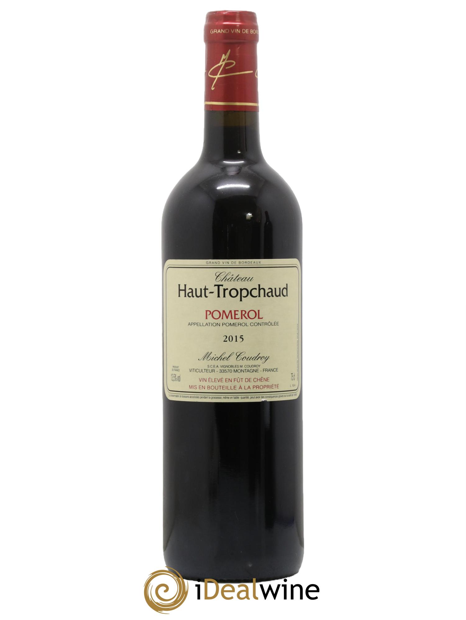 Château Haut Tropchaud 2015 - Lot de 1 bouteille - 0