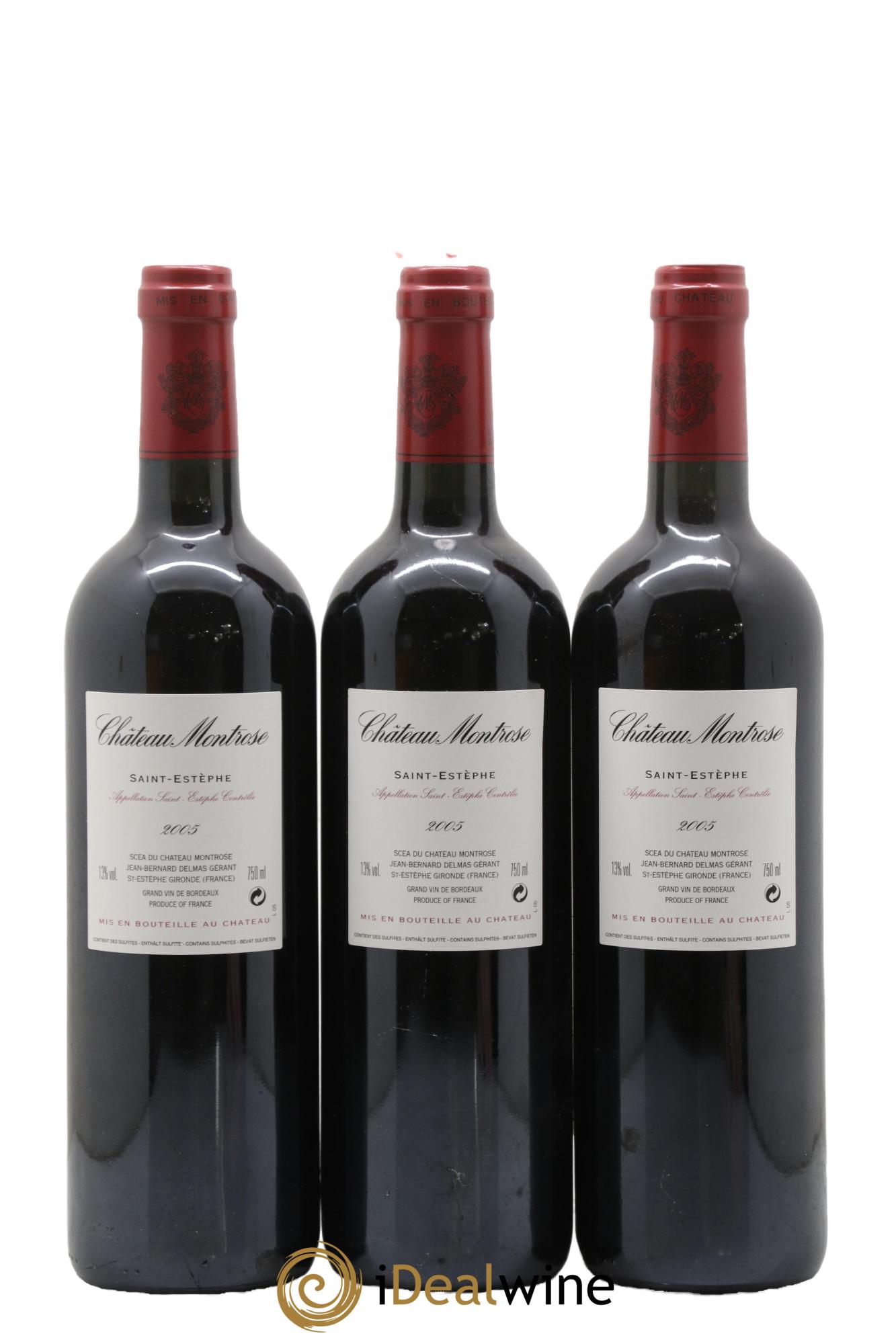 Château Montrose 2ème Grand Cru Classé 2005 - Lot of 12 bottles - 8
