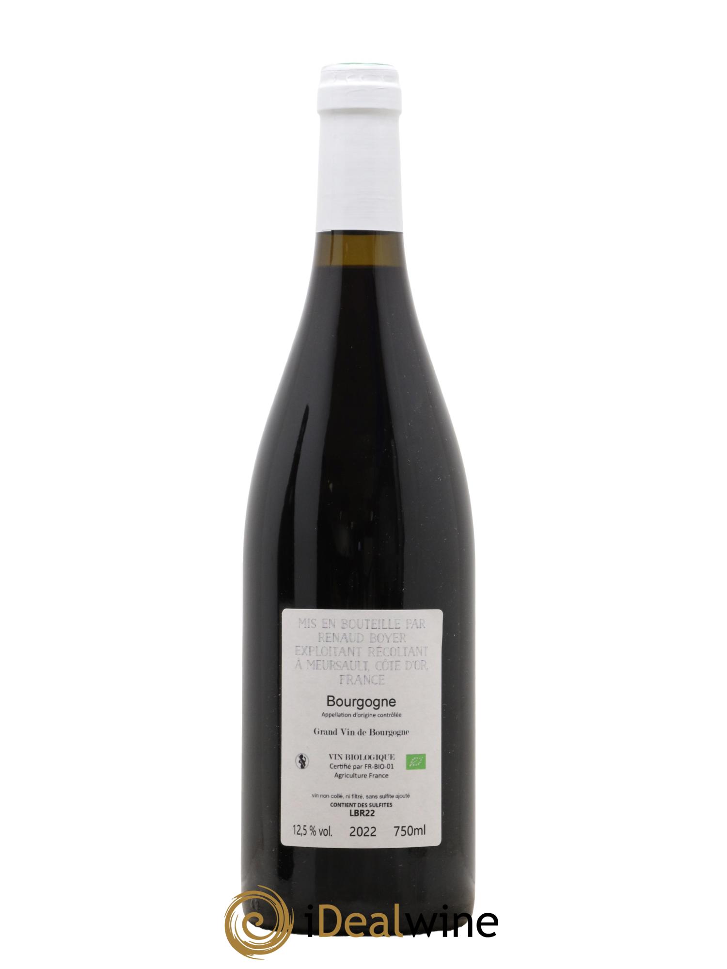 Bourgogne Les Riaux Renaud Boyer 2022 - Lotto di 1 bottiglia - 1