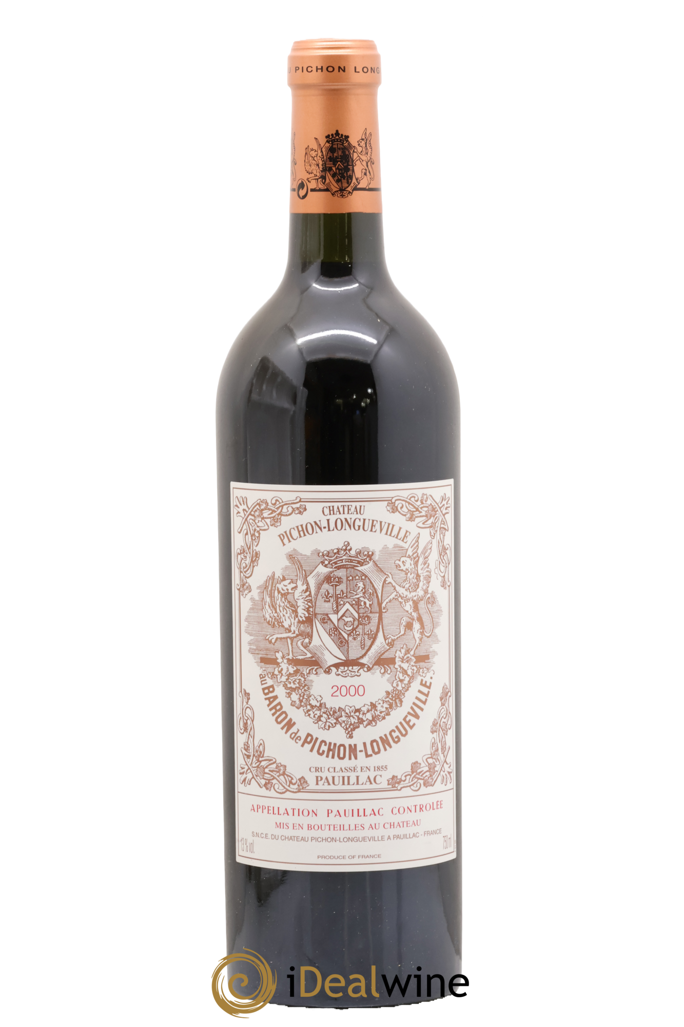 Pichon Longueville Baron 2ème Grand Cru Classé 2000 - Lot de 1 bouteille - 0