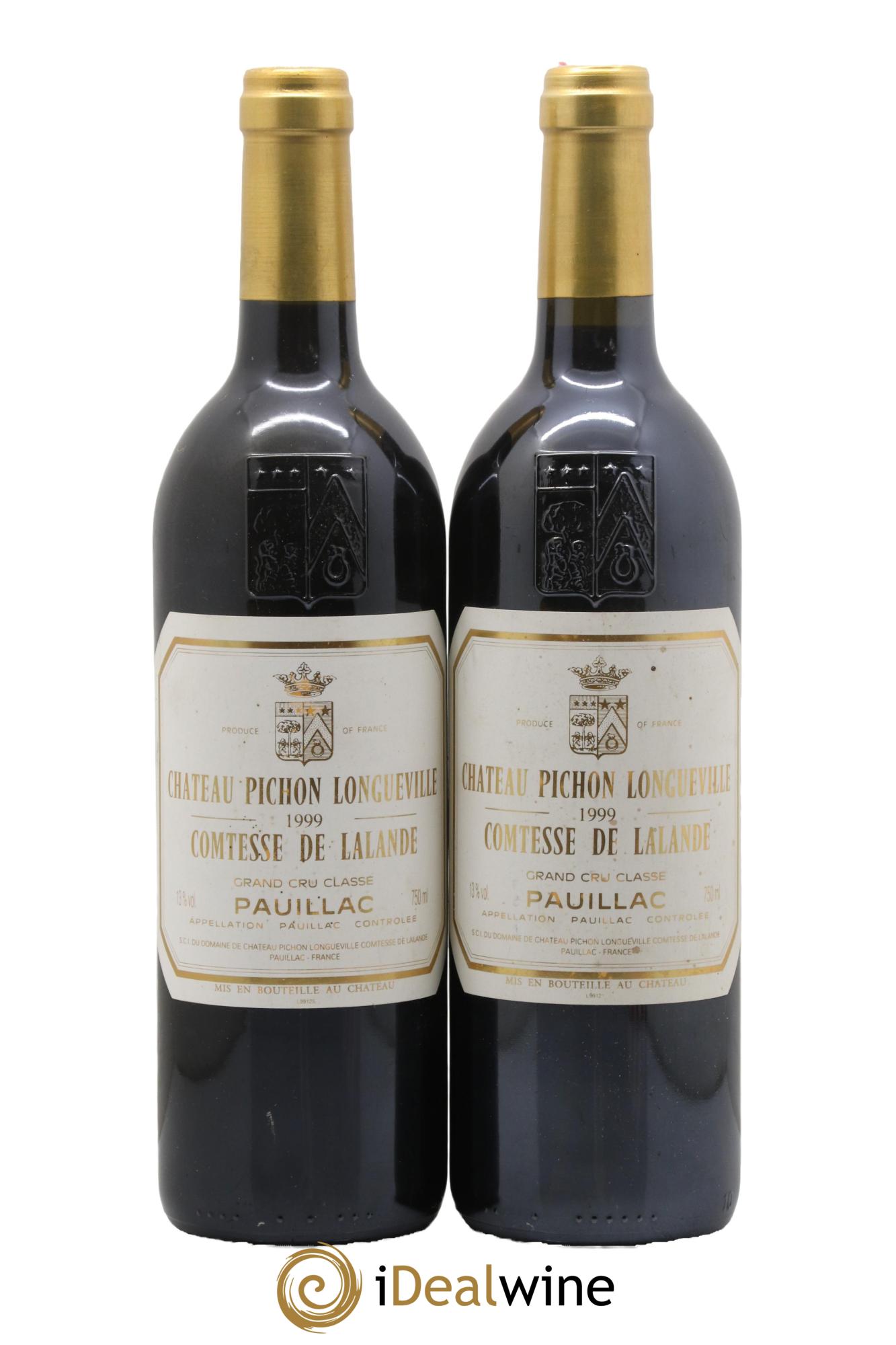 Château Pichon Longueville Comtesse de Lalande 2ème Grand Cru Classé 1999 - Lot of 2 bottles - 0