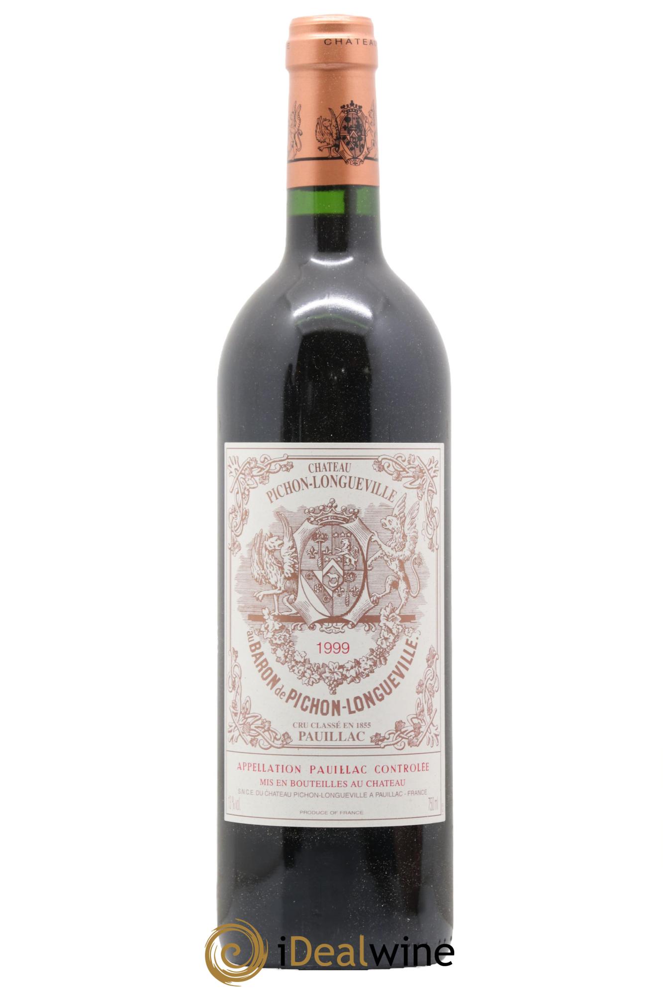 Pichon Longueville Baron 2ème Grand Cru Classé 1999 - Lot de 1 bouteille - 0