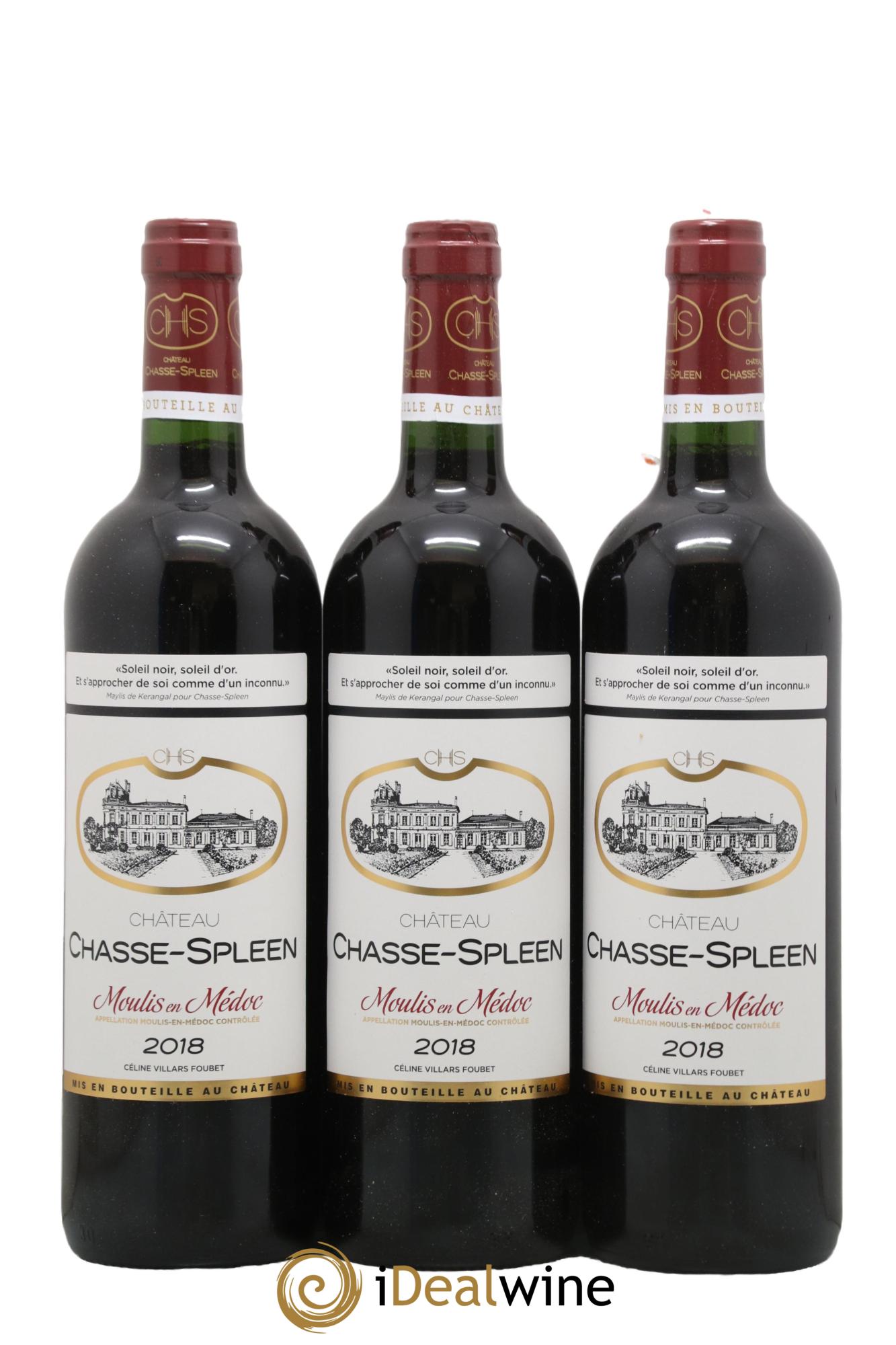 Château Chasse Spleen 2018 - Lot de 6 bouteilles - 1