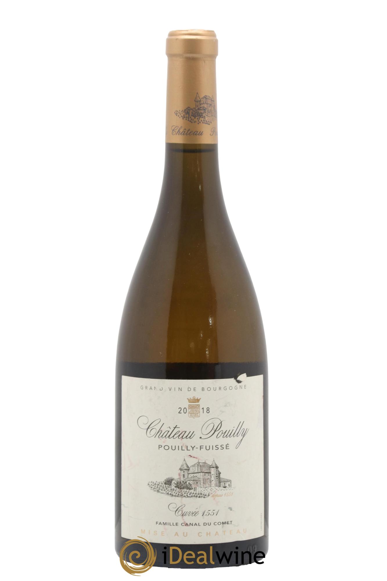 Pouilly-Fuissé Cuvee 1551 Château Pouilly 2018 - Lot de 1 bouteille - 0
