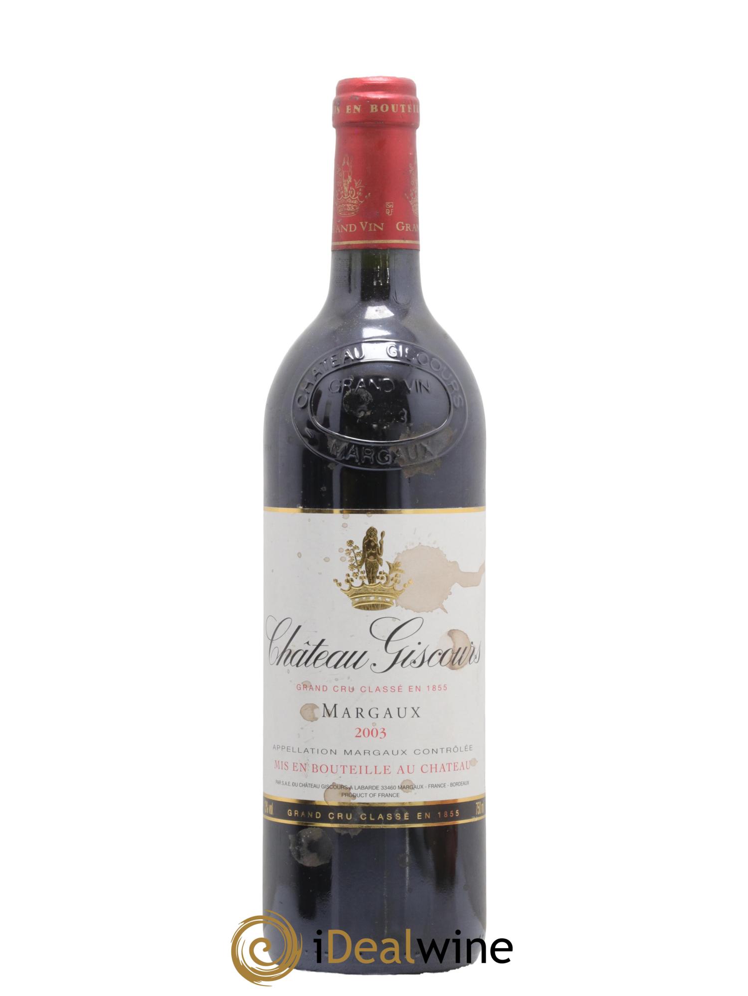 Château Giscours 3ème Grand Cru Classé 2003 - Lotto di 1 bottiglia - 0