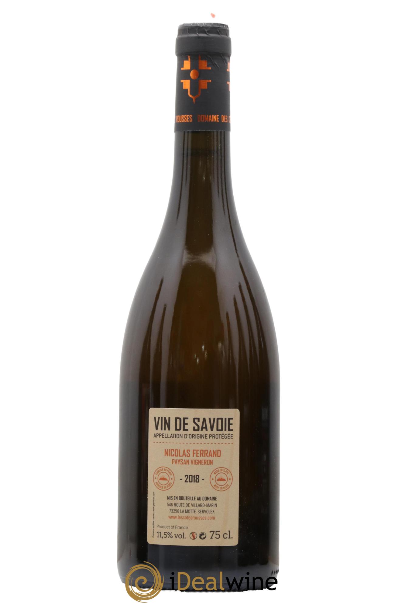 Vin de Savoie Troublant Côtes Rousses 2018 - Posten von 1 Flasche - 1