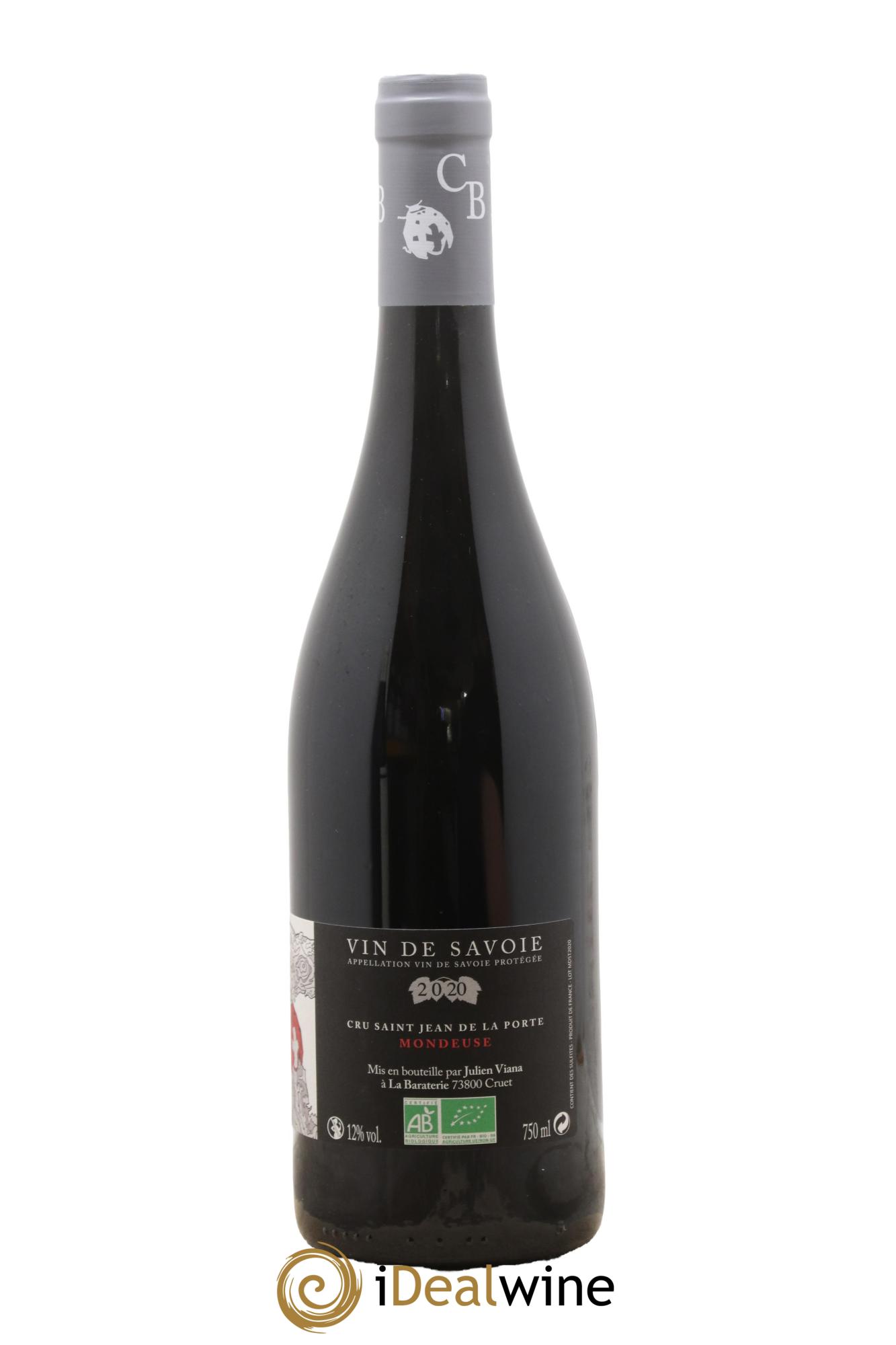 Vin de Savoie Mondeuse Cellier de la Baraterie St Jean de la Porte 2020 - Posten von 1 Flasche - 1