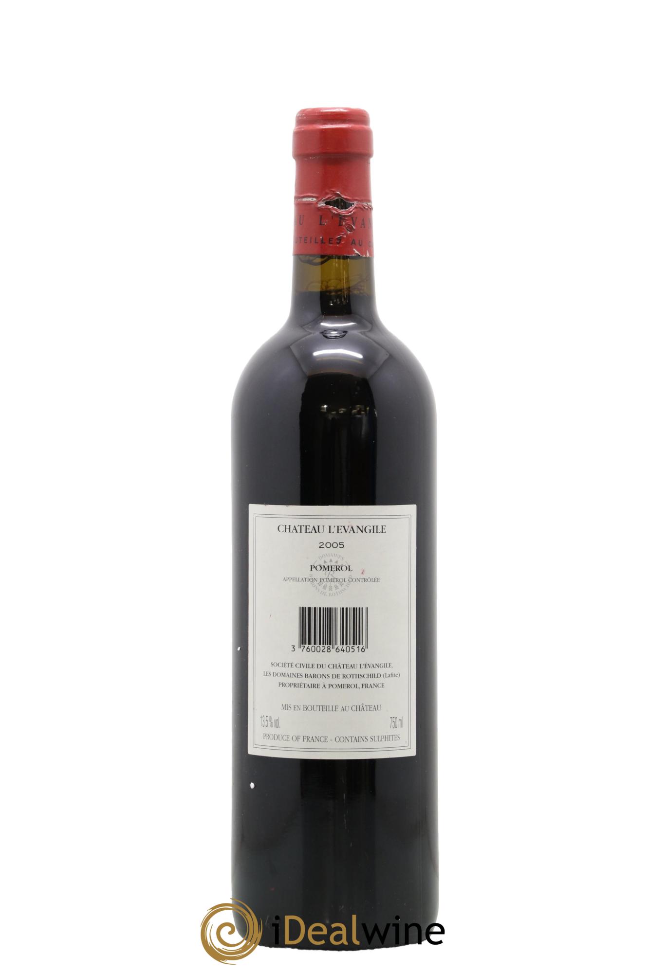 Château l' Évangile 2005 - Lot of 1 bottle - 1